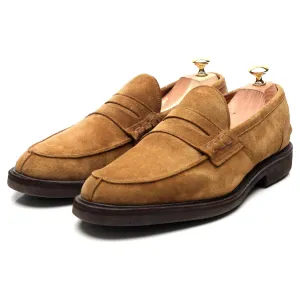 'James' Sand Brown Suede Loafers UK 11