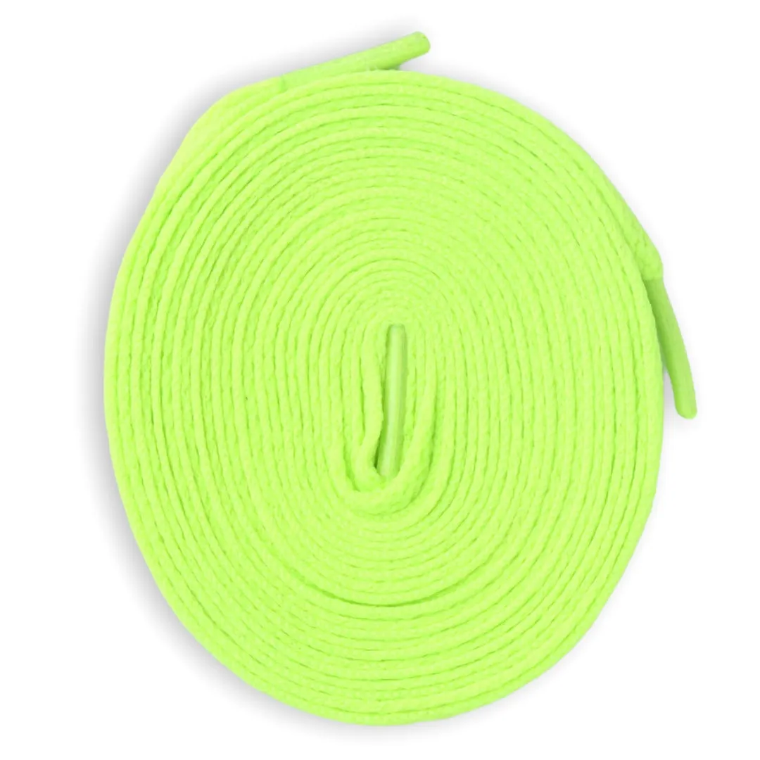 Jordan 1 Laces Basics Flat Thin - Neon Green Laces