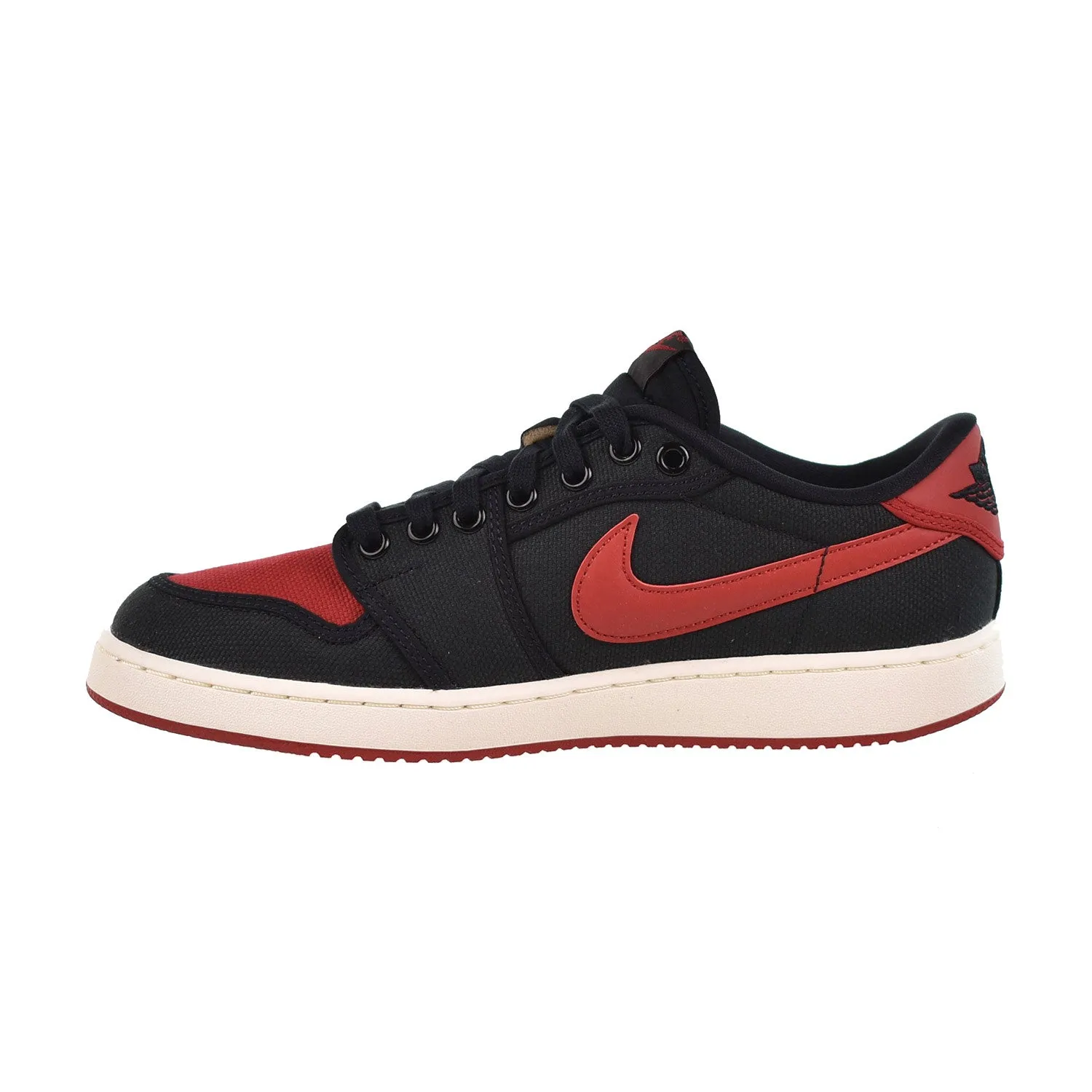 Jordan 1 Retro AJKO Low Bred Men's Shoes Black-Varsity Red