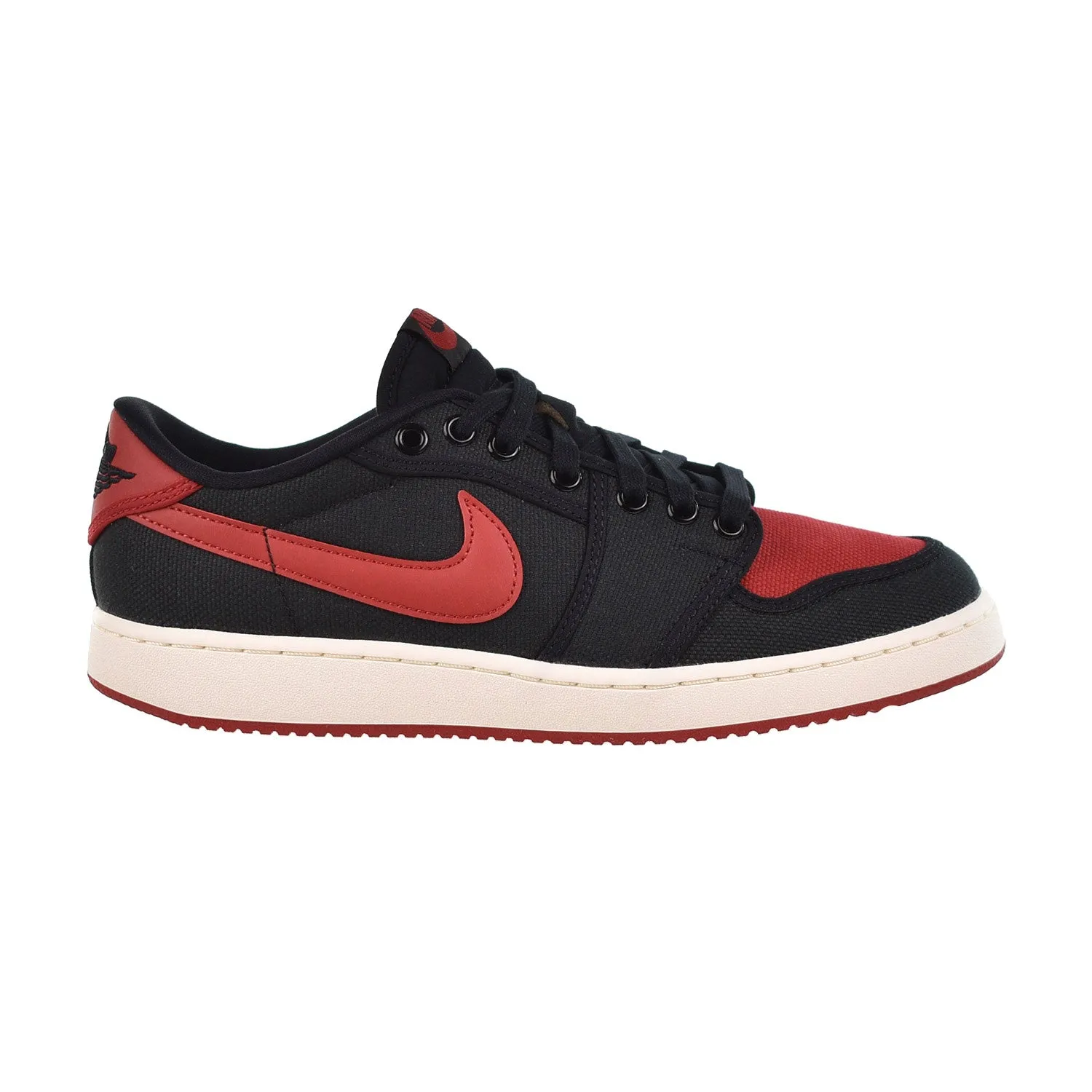 Jordan 1 Retro AJKO Low Bred Men's Shoes Black-Varsity Red