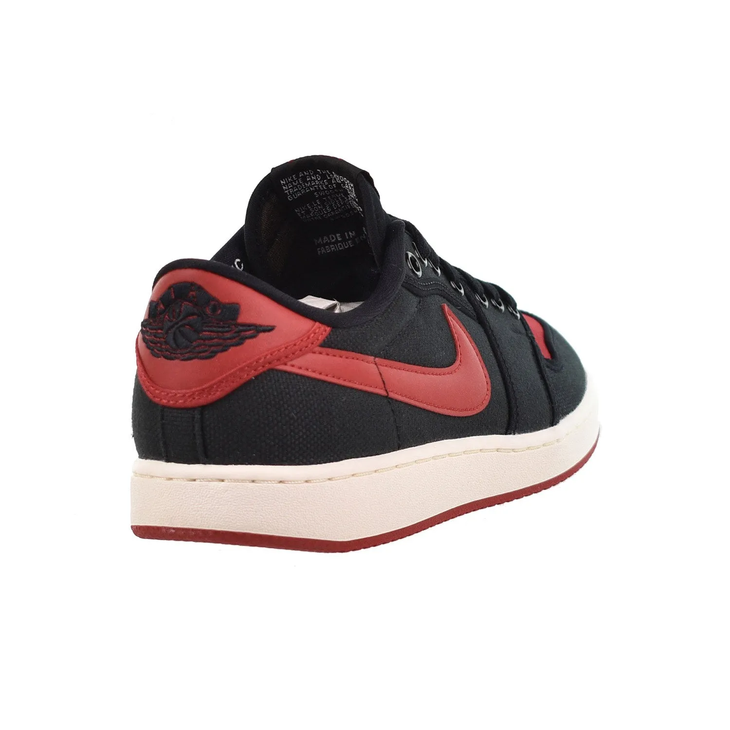 Jordan 1 Retro AJKO Low Bred Men's Shoes Black-Varsity Red