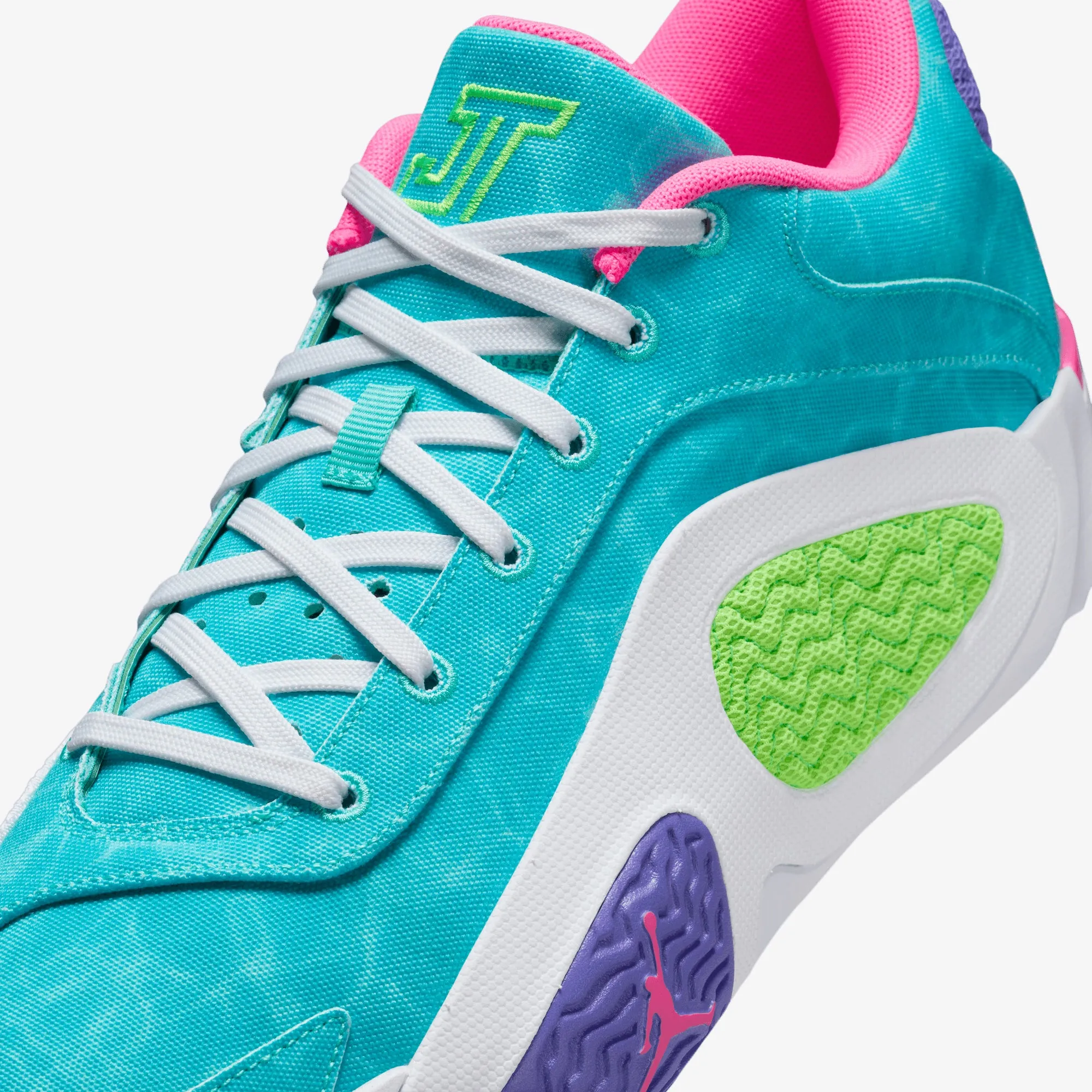 JORDAN | JASON TATUM 2PF { HYPER JADE/GREEN STRIKE-WHITE-HYPER PINK