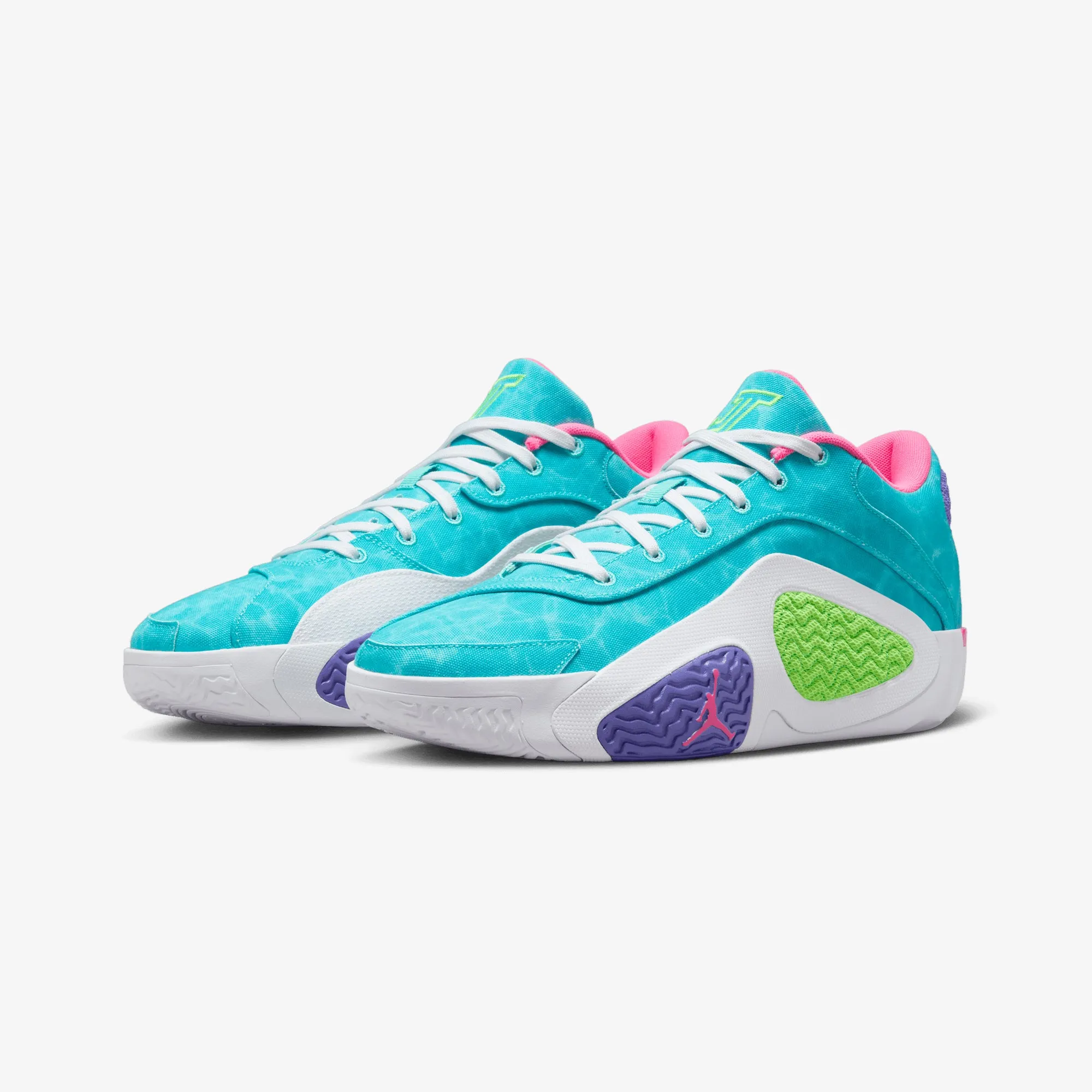 JORDAN | JASON TATUM 2PF { HYPER JADE/GREEN STRIKE-WHITE-HYPER PINK