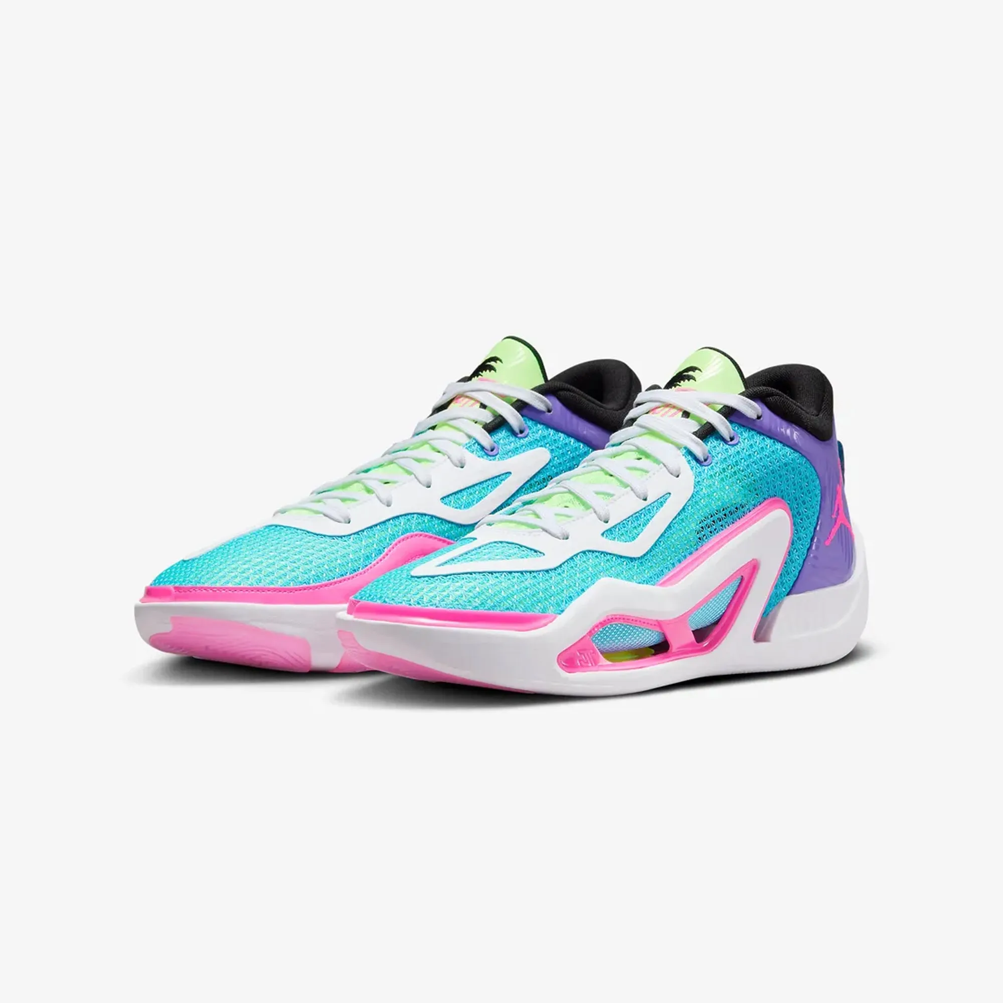 Jordan | JAYSON TATUM 1 PF  { LAGOON PULSE/PINK BLAST-PSYCHIC PURPLE