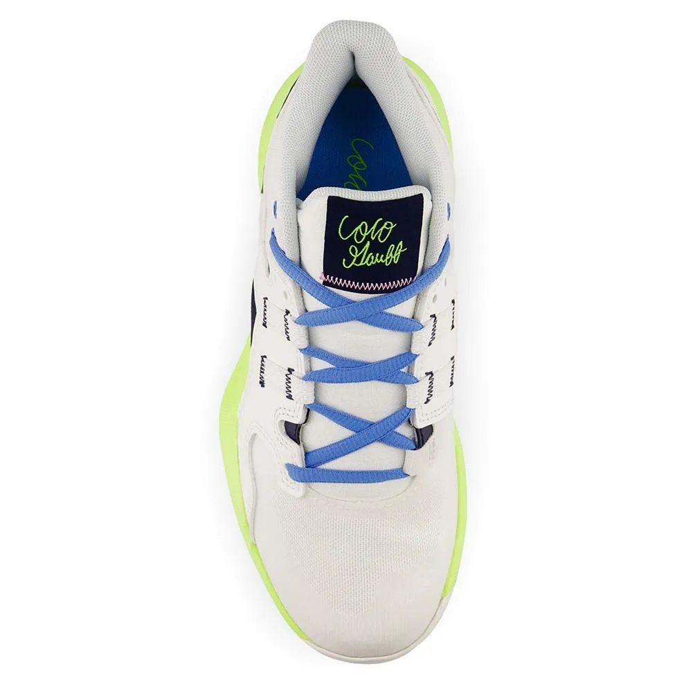 Juniors` Coco CG1 Tennis Shoes White and Hi-lite