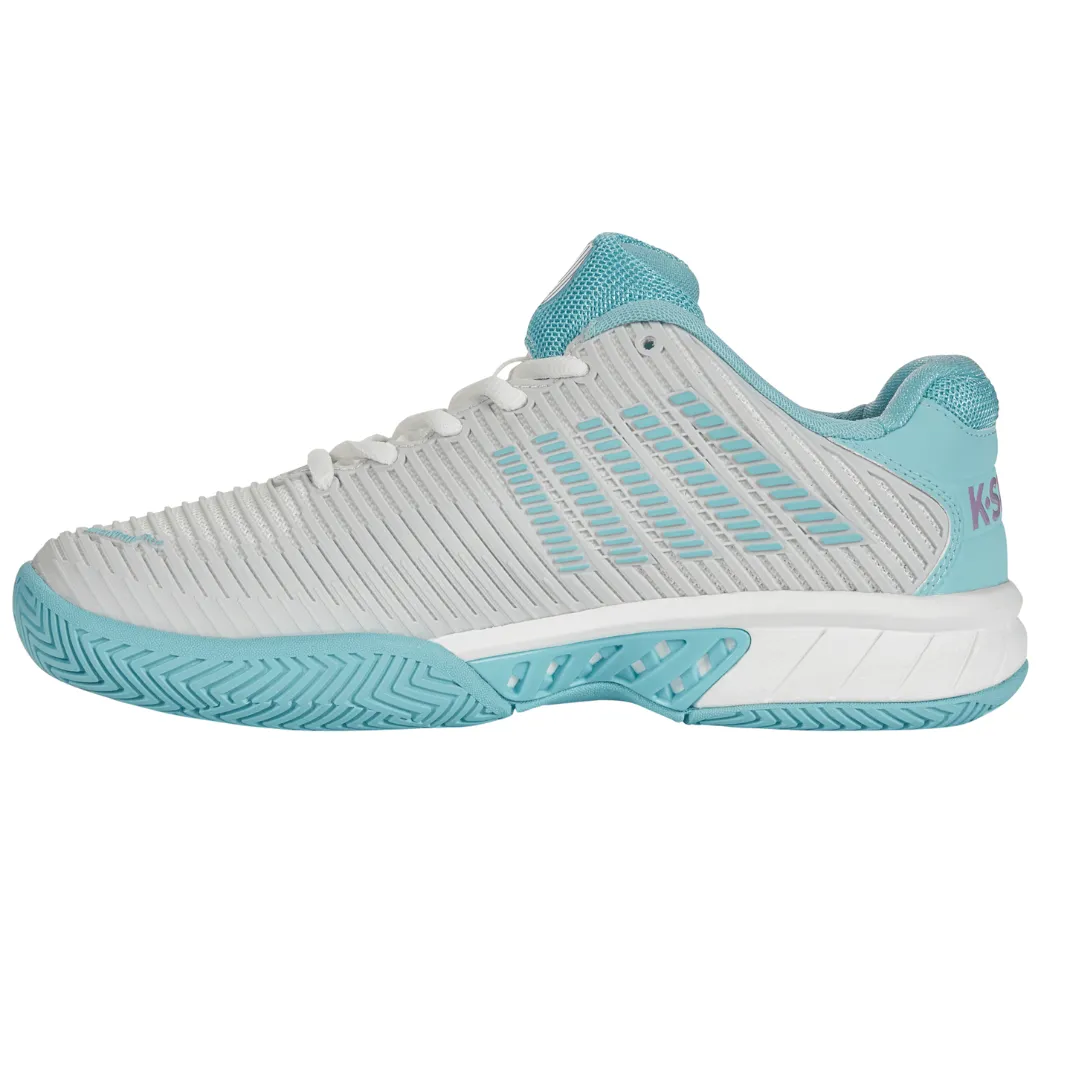 K Swiss Womens Hypercourt Express 2 Tennis Shoes - Bright White / Blue