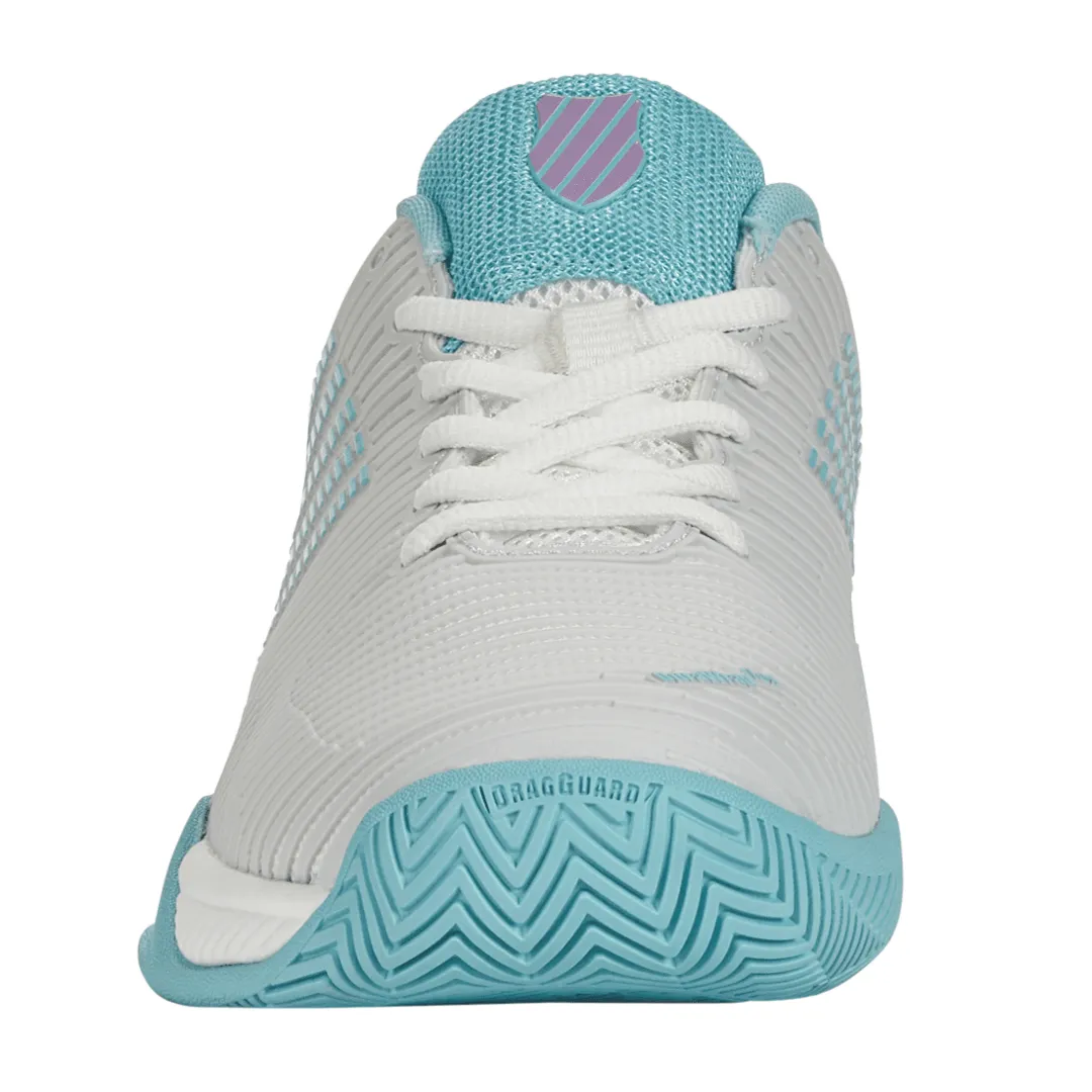 K Swiss Womens Hypercourt Express 2 Tennis Shoes - Bright White / Blue