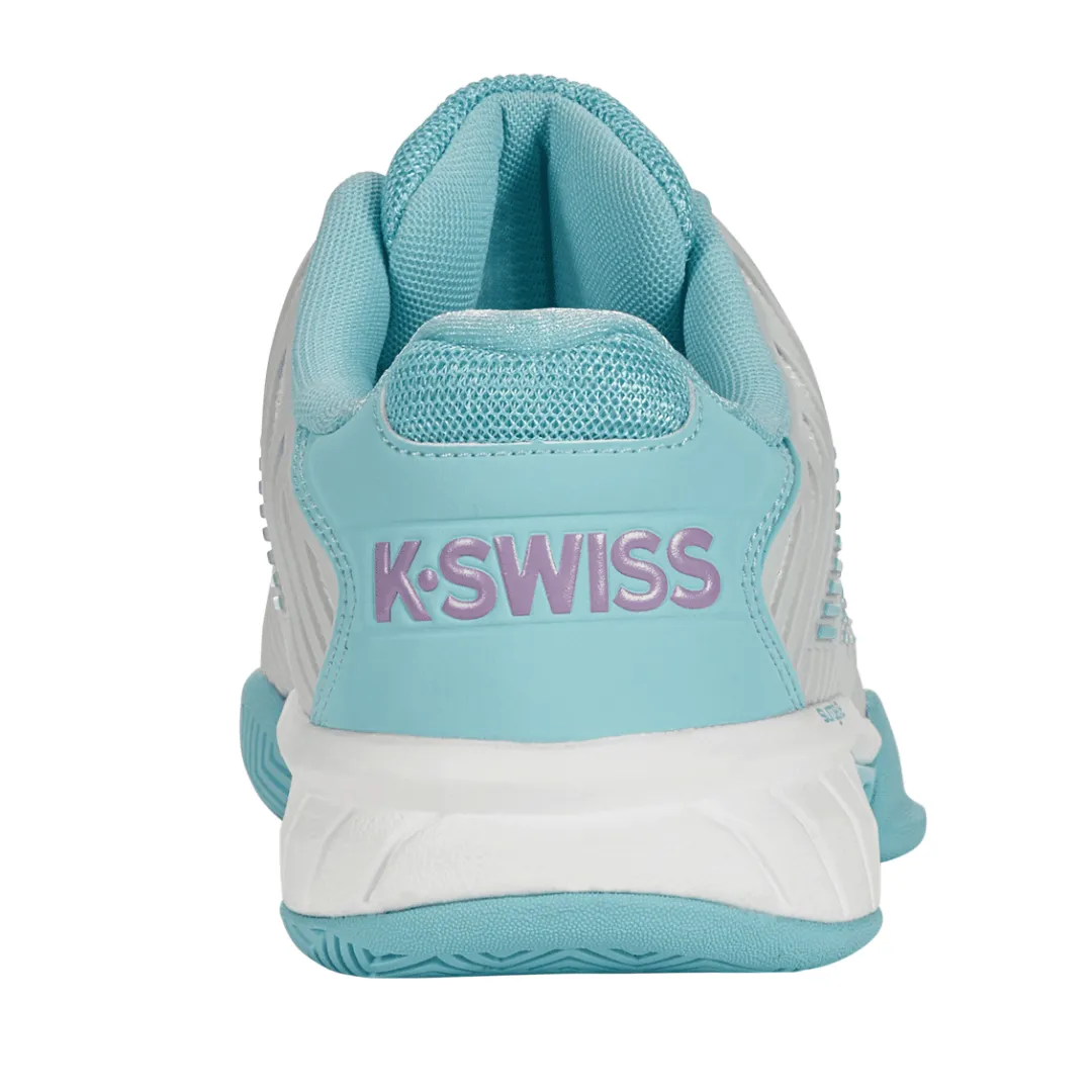 K Swiss Womens Hypercourt Express 2 Tennis Shoes - Bright White / Blue