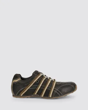 KAKA SNEAKERS BLACK LEATHER