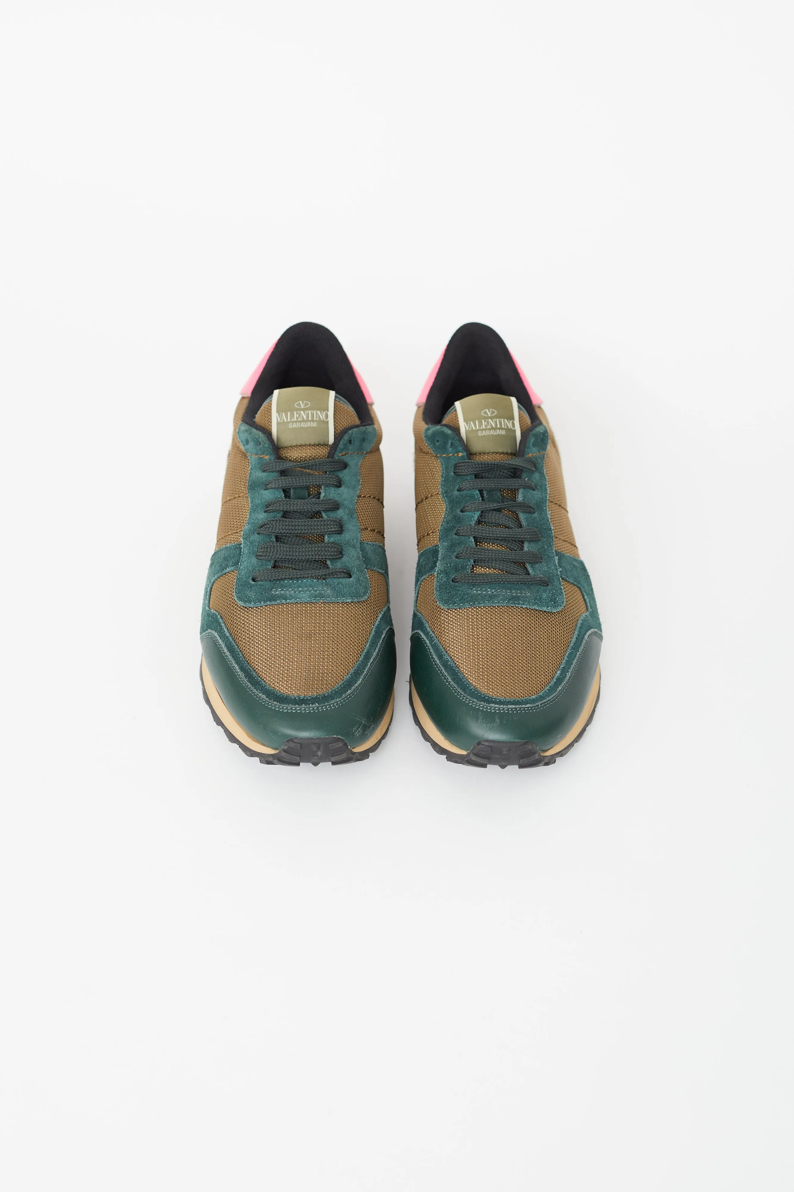 Khaki & Multi Nylon Rockrunner Sneaker