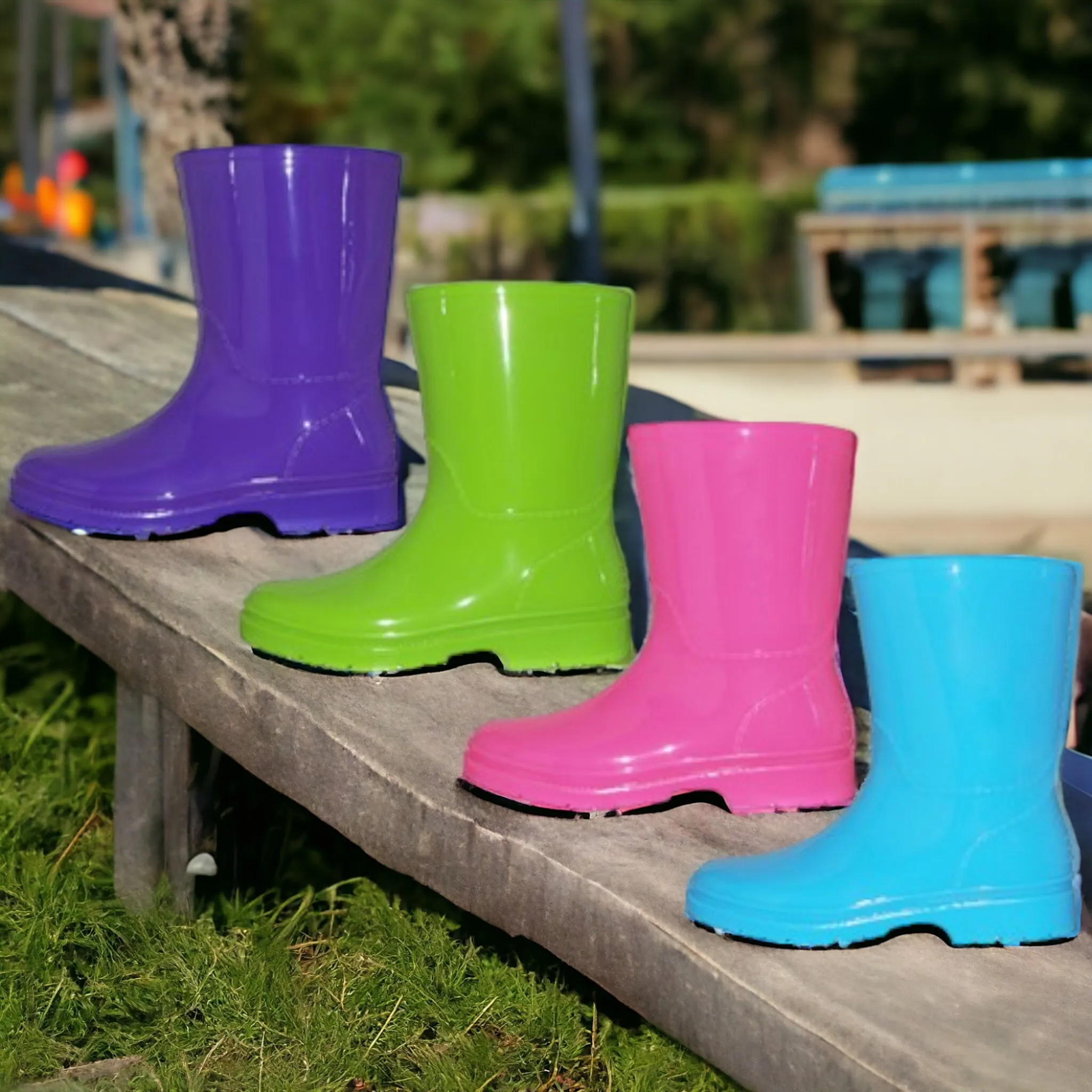 Kid Sized Super Soft Rubber Rain Boots