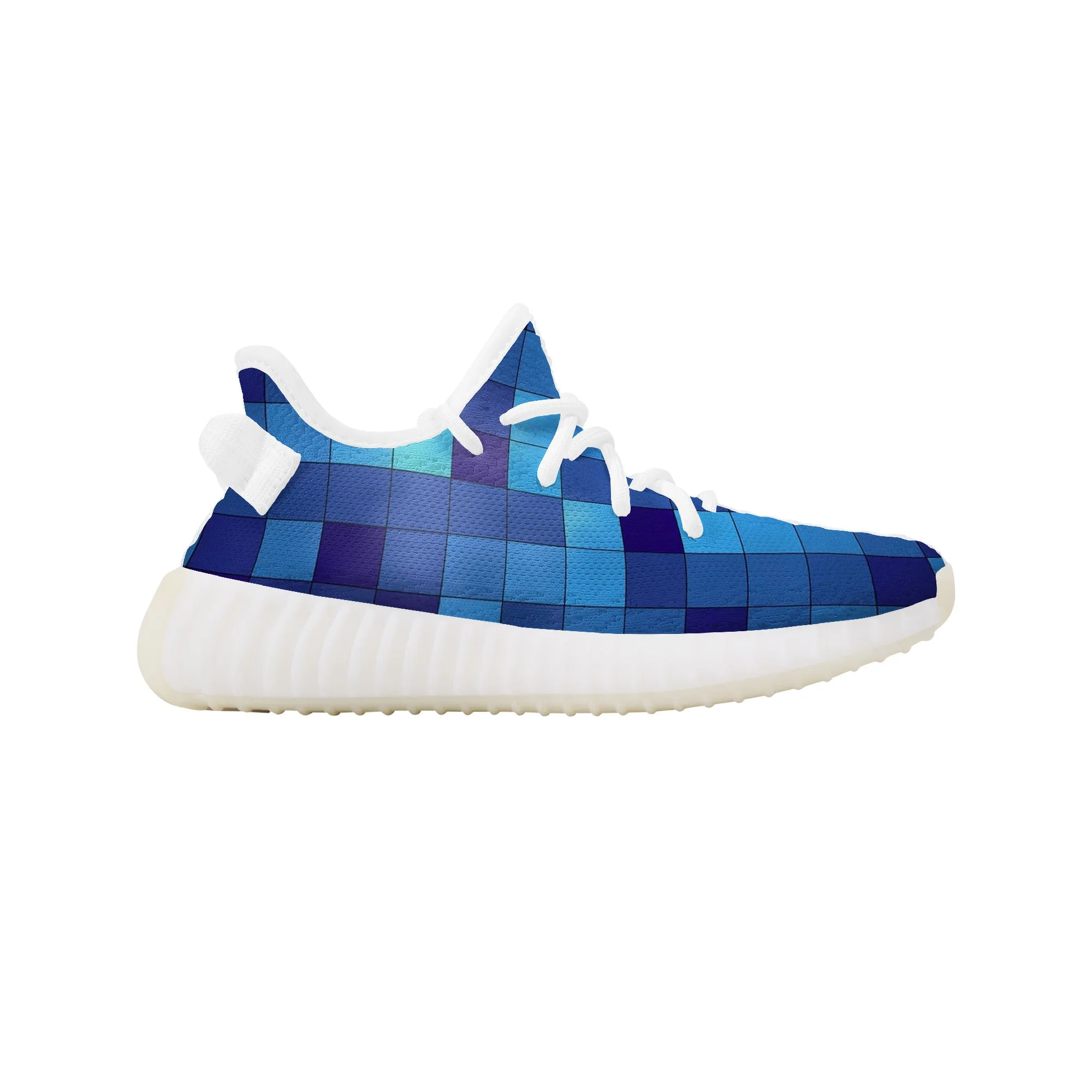 Kids Mesh Knit Sneaker - Blue