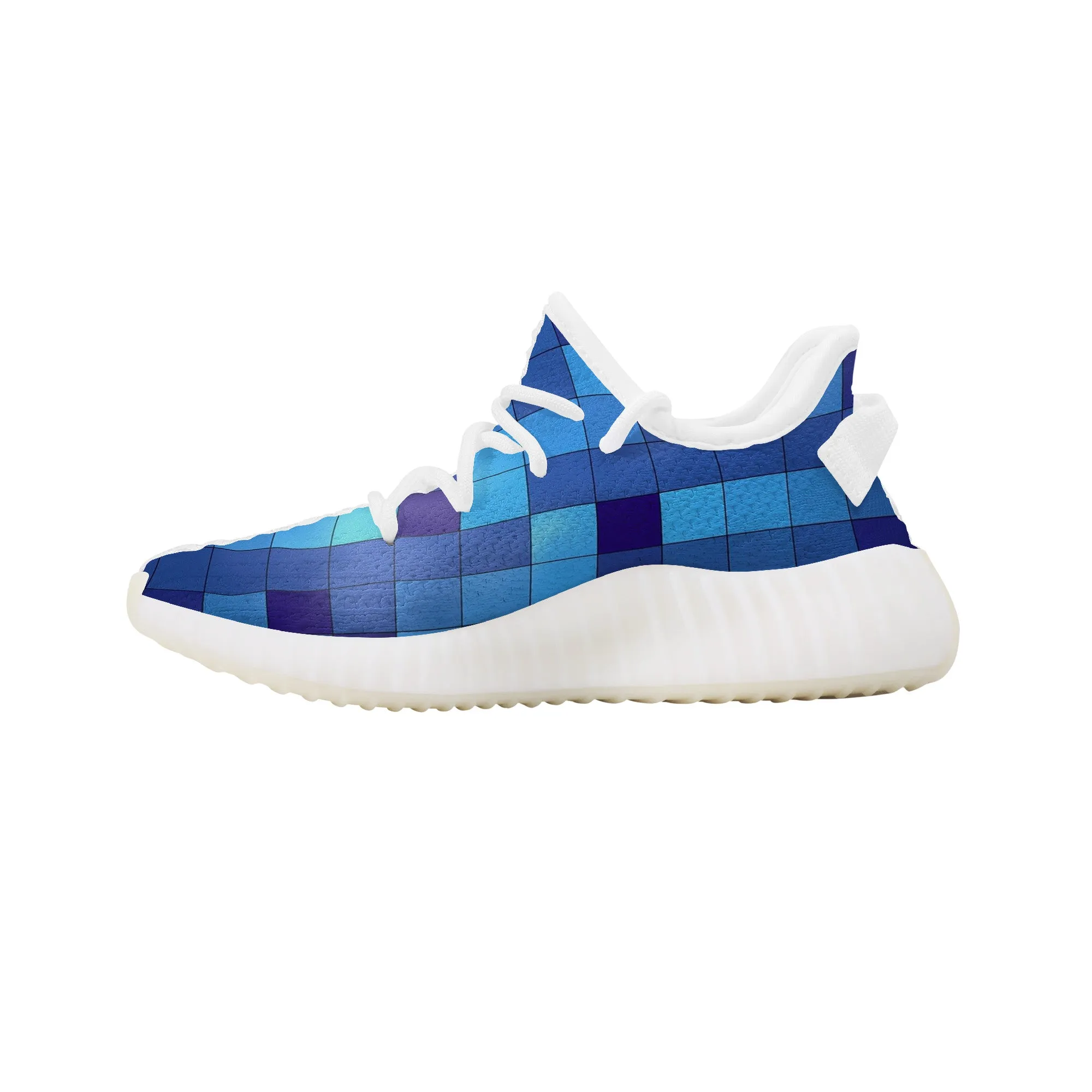 Kids Mesh Knit Sneaker - Blue