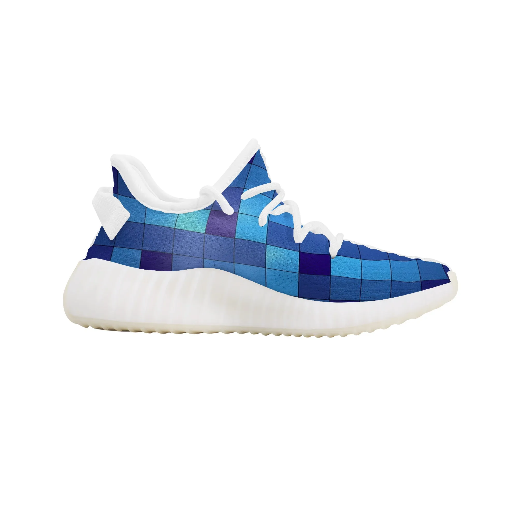 Kids Mesh Knit Sneaker - Blue