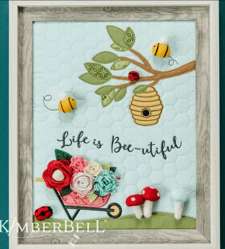 Kimberbell Spring Showers Quilt Machine Embroidery Pattern