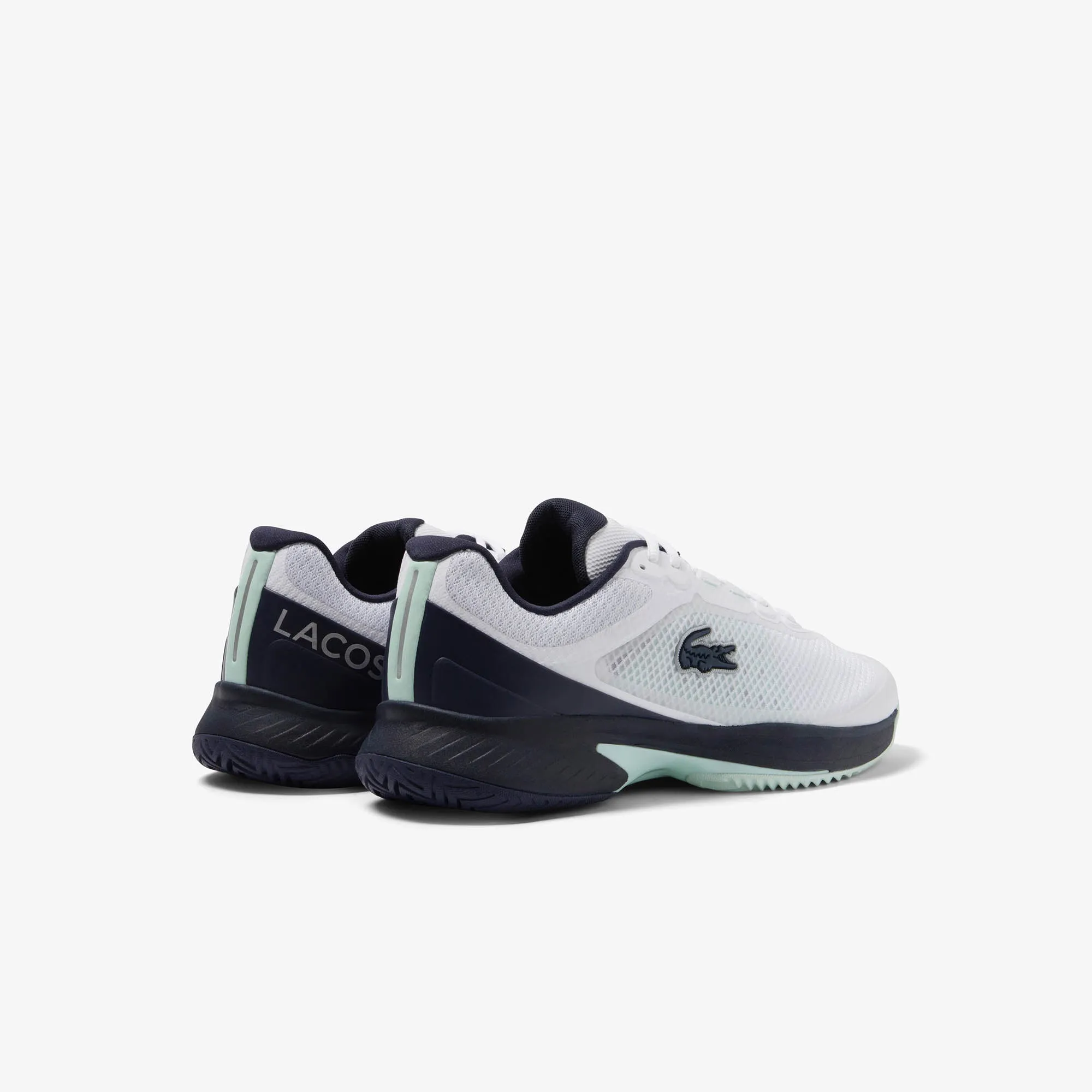 Lacoste Tech Point Textile Shoes (White/Navy)