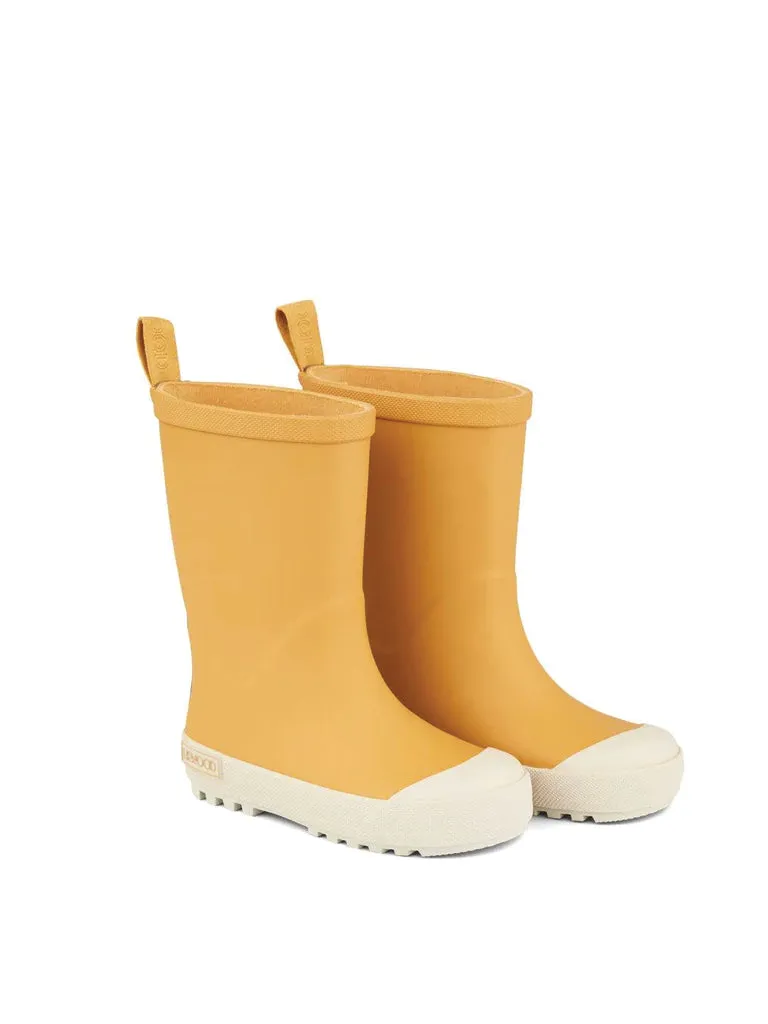 Liewood River Rain Boots in Yellow Mellow Mix