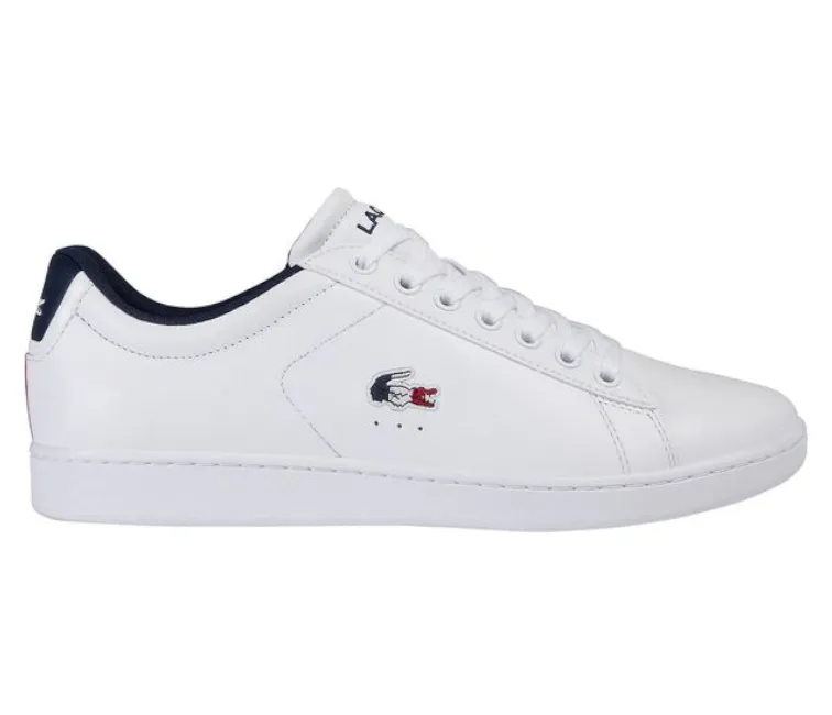 Men's Lacoste Carnaby Evo TRI1 SMA (White/Navy/Red)