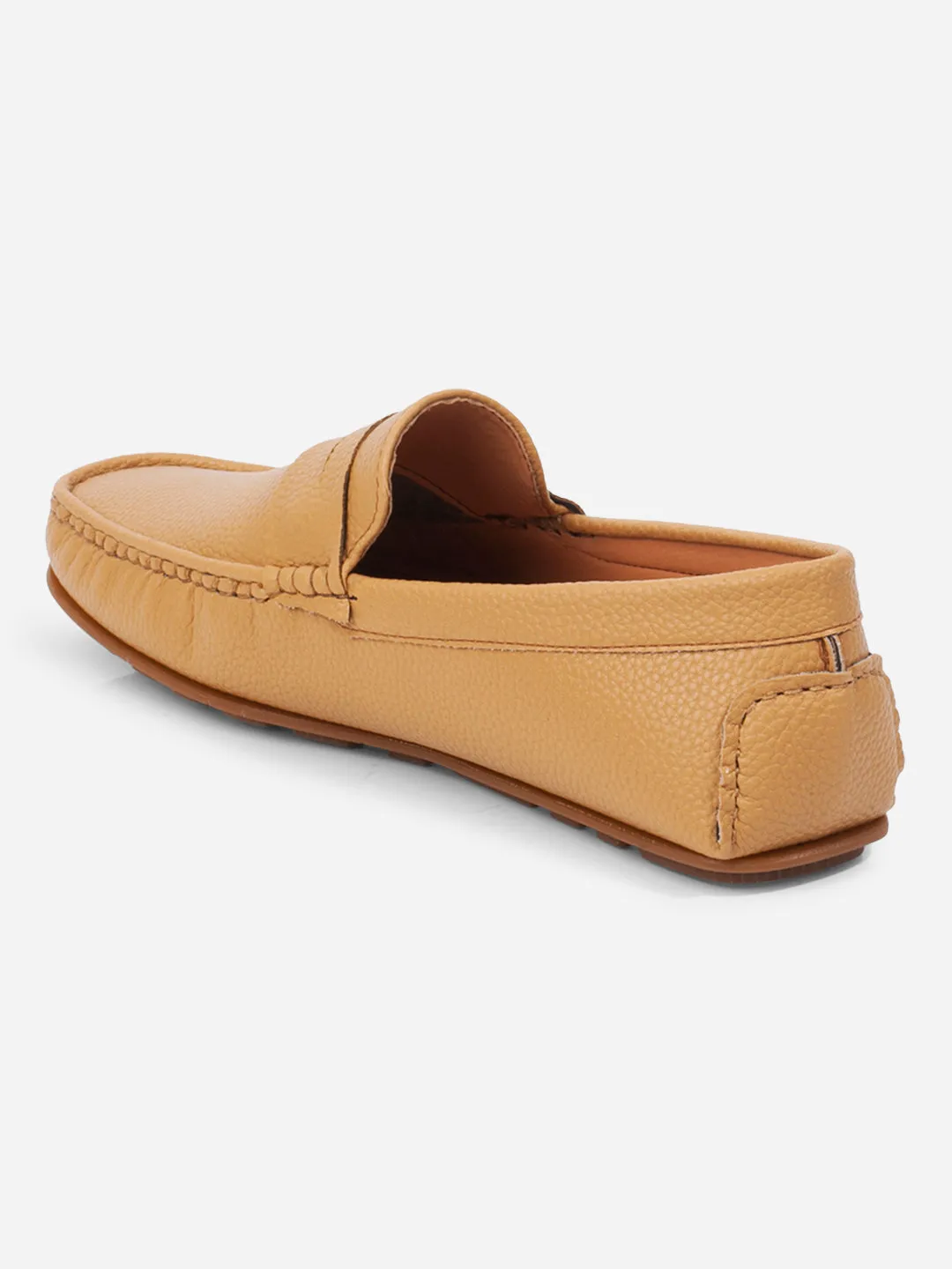 Men's Mustard Moc Toe Casual Loafer (IX4110)