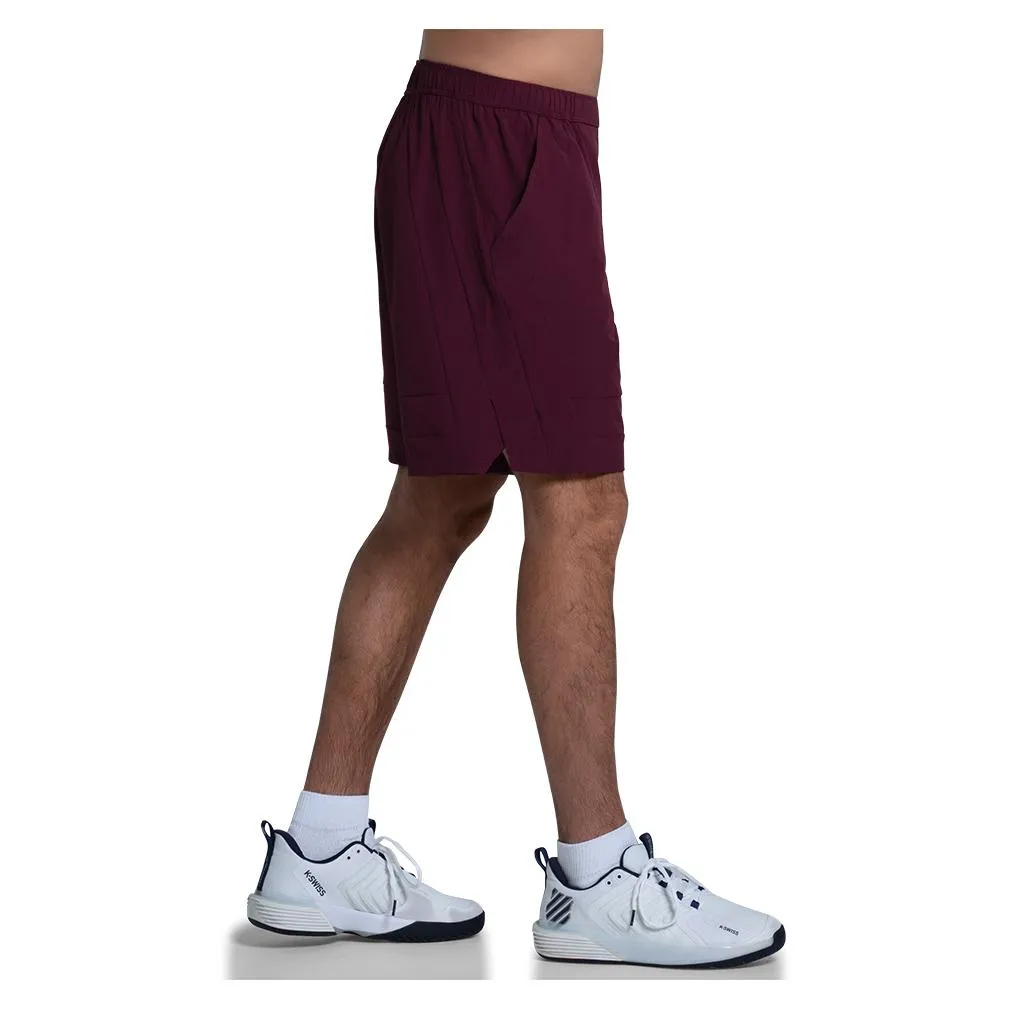 Men's Ripstop 7 Inch Tennis Short Wine