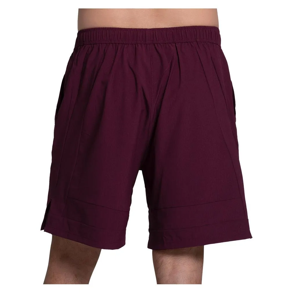 Men's Ripstop 7 Inch Tennis Short Wine