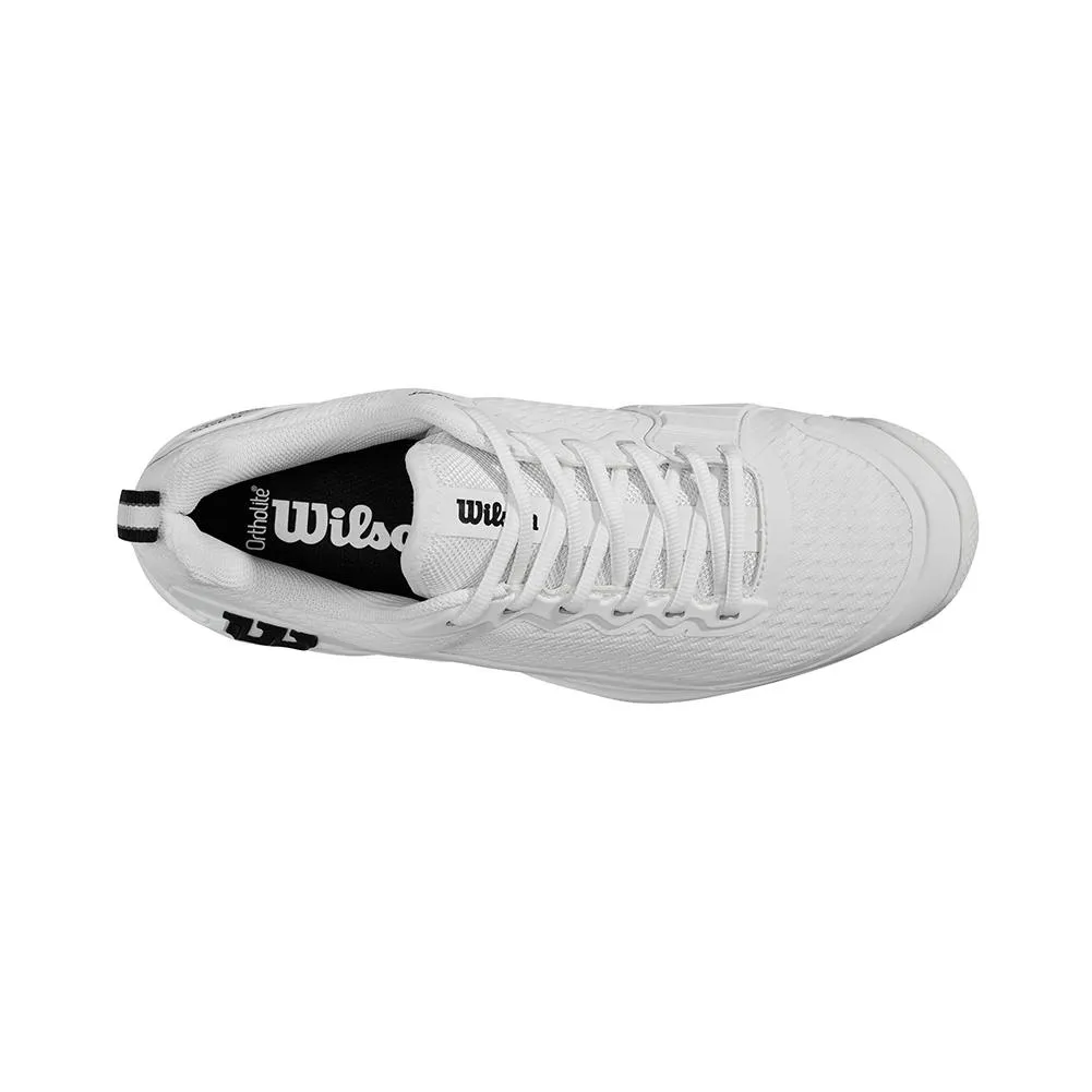 Men's Rush Pro 4.5 Wide Tennis Shoes White and Black