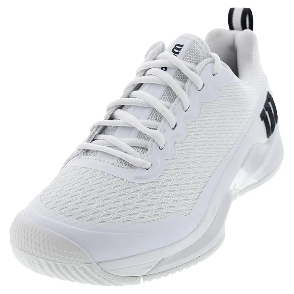 Men's Rush Pro 4.5 Wide Tennis Shoes White and Black