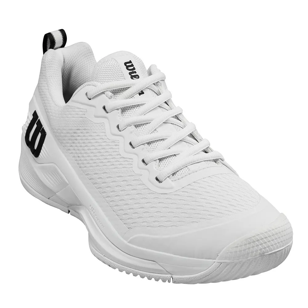 Men's Rush Pro 4.5 Wide Tennis Shoes White and Black