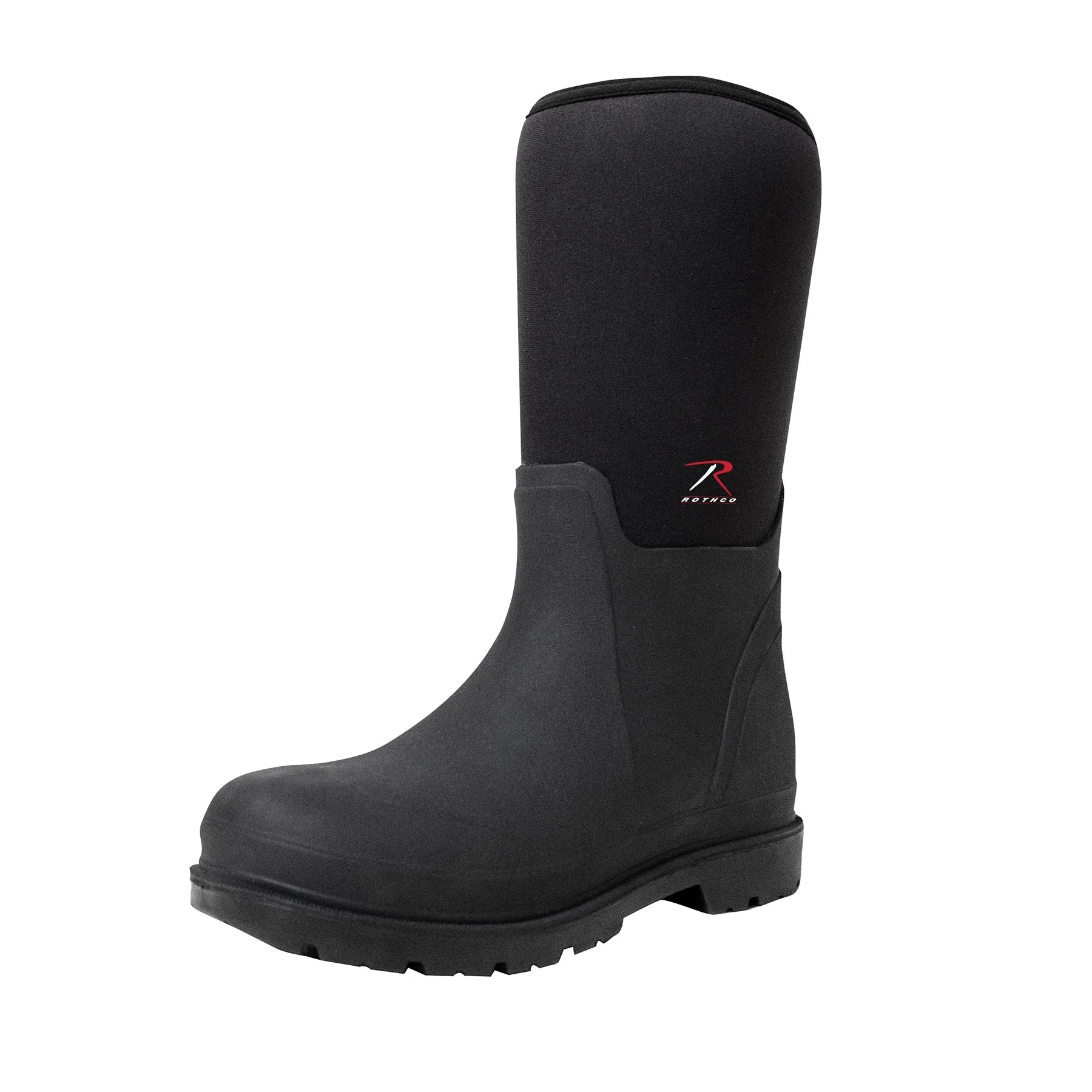 Men's Waterproof Rubber Work Boots | Black | 3949