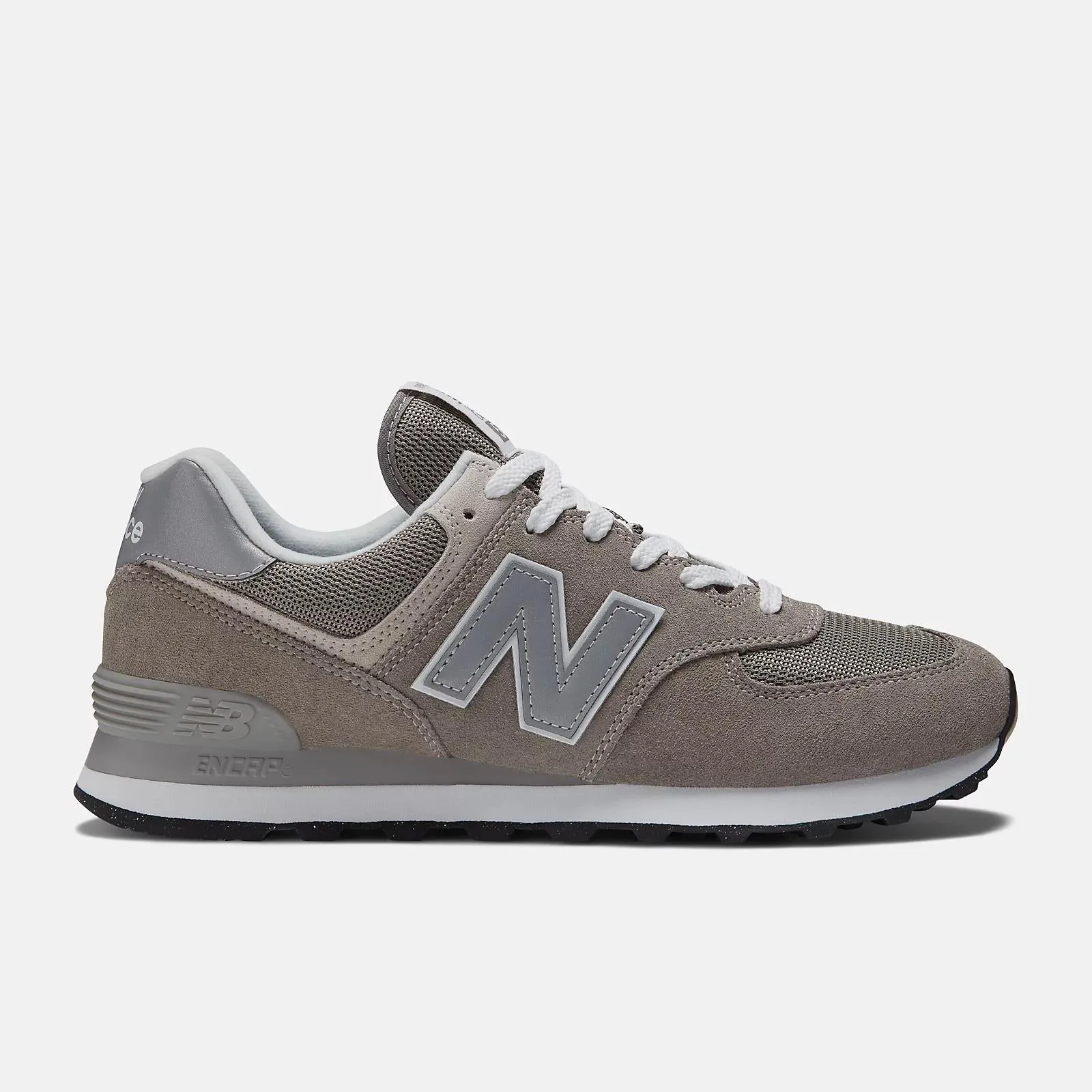 Men's Wide Fit New Balance  ML574EVG Running Sneakers - Exclusive - Grey