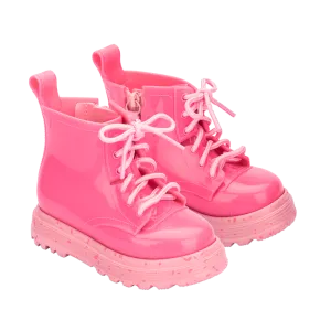 Mini Melissa Coturno Baby - Pink / Glitter Pink