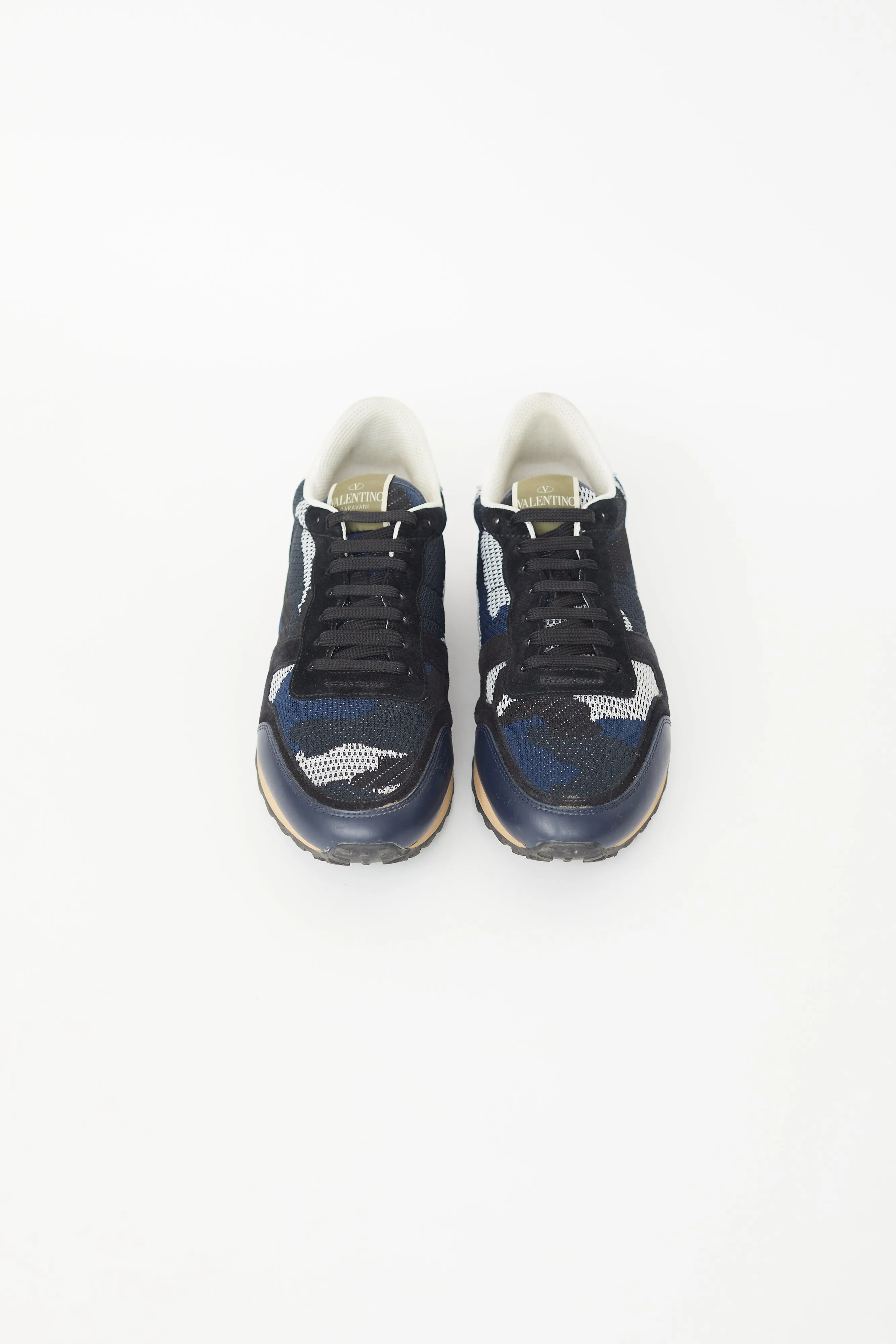 Navy & Black Rockrunner Knit Sneaker