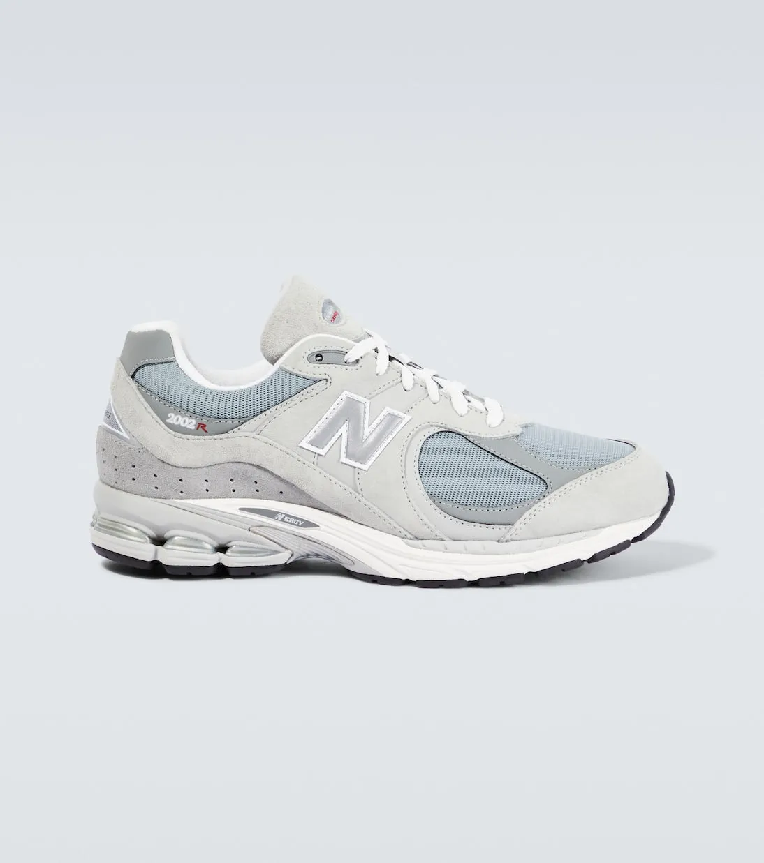 New Balance 2002r Suede and Mesh Sneakers, Gray