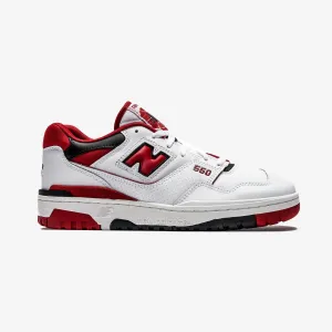 New Balance | BB550 { WHITE/RED