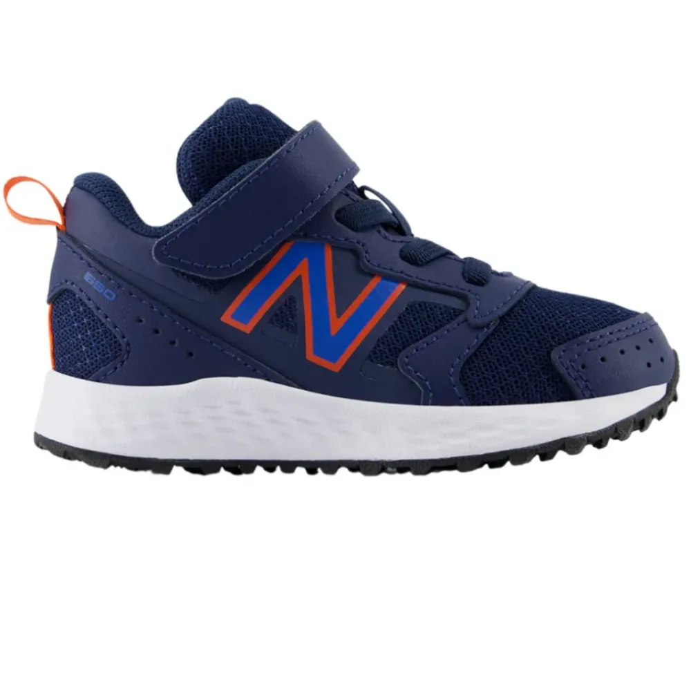 New Balance Toddler Boys Fresh Foam 650 Bungee Lace Velcro NB Navy