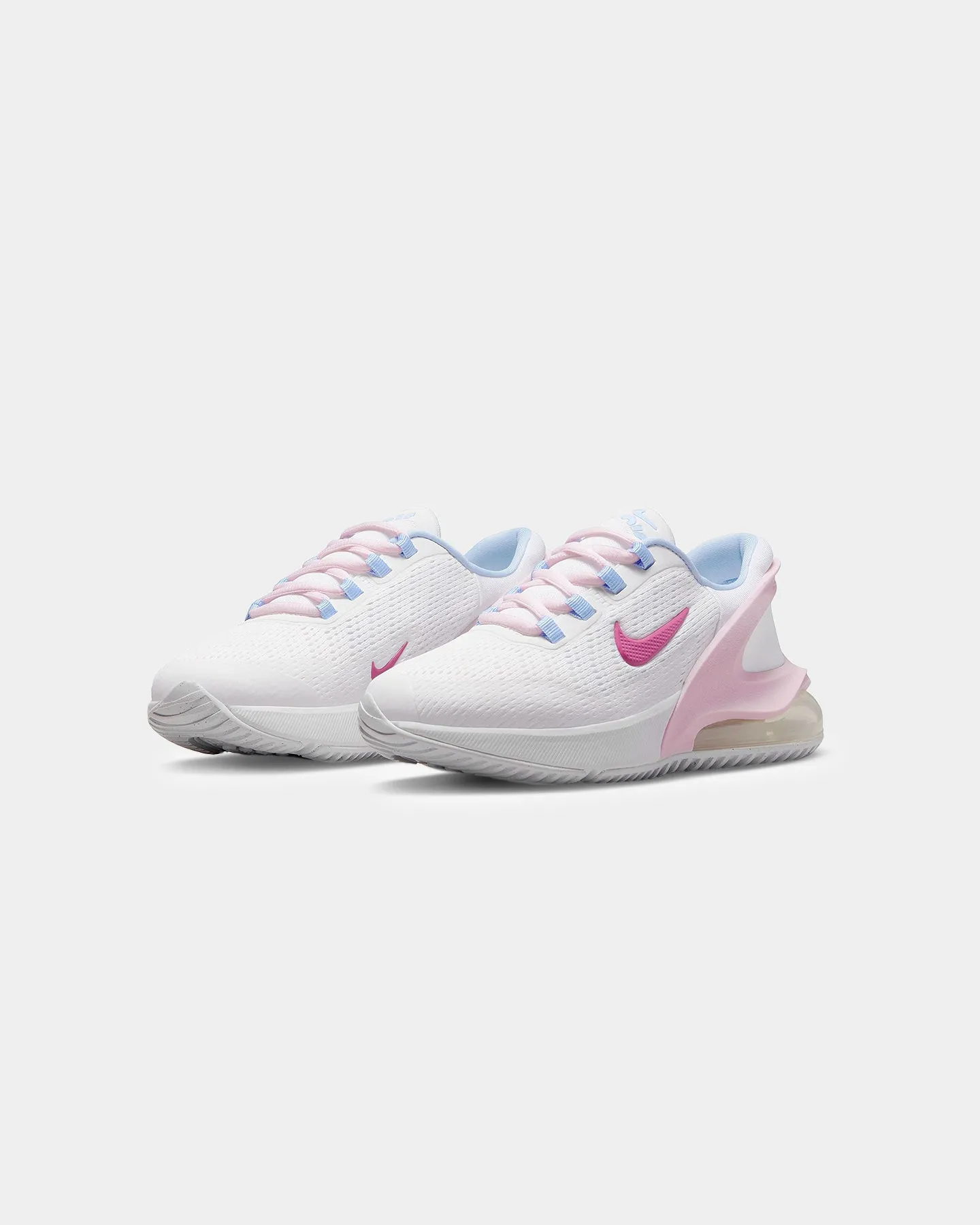 Nike Kids' Air Max 270 GO (GS) Summit White/Cosmic Fuschia-Cobalt Bliss