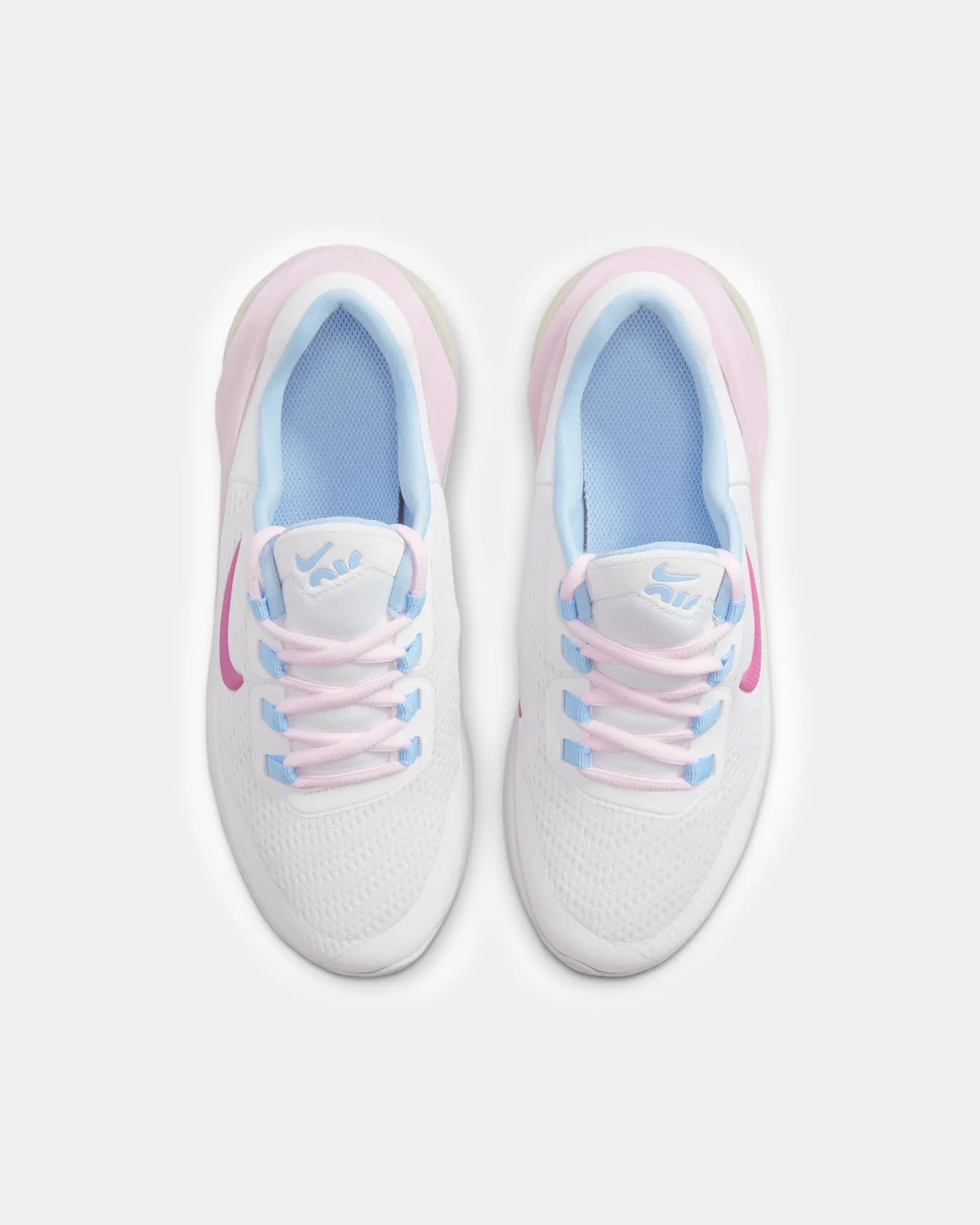 Nike Kids' Air Max 270 GO (GS) Summit White/Cosmic Fuschia-Cobalt Bliss