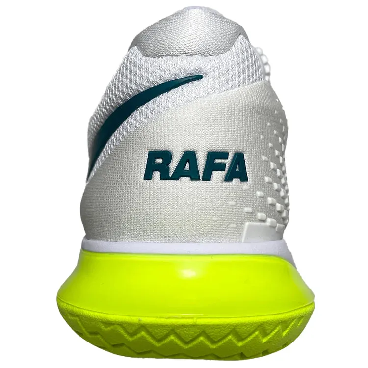 NIKE MEN'S ZOOM VAPOR CAGE 4 RAFA (WHITE/GEODE TEAL-VOLT)