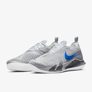 Nike React Vapor NXT HC Tennis Unisex Shoes CV0724-008 Smoke Grey/Hyper Royal/Aluminum Grey Fog/White Colt