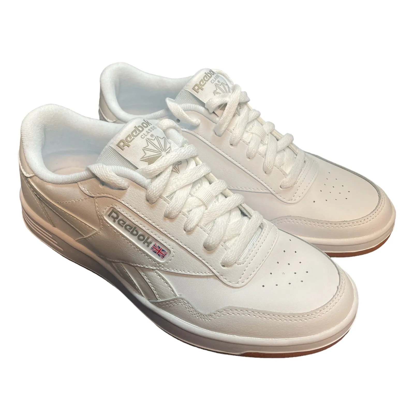 *No Box* Reebok Men's Club MemT Tennis Sneaker, Gum Rubber Outsole (5.5)