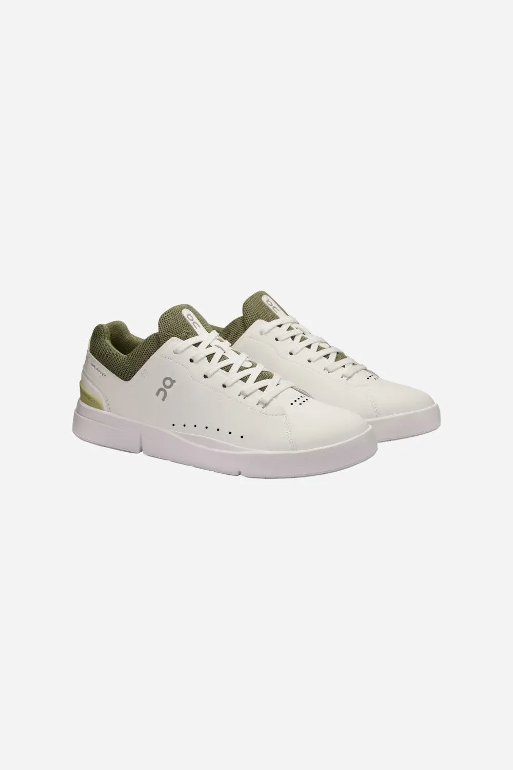 ON Running Mens The Roger Advantage in White/Olive