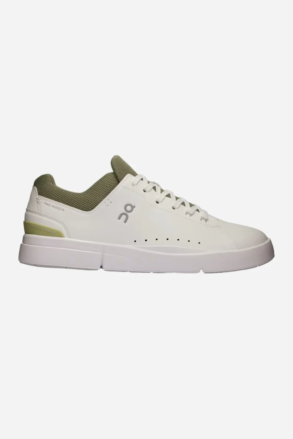 ON Running Mens The Roger Advantage in White/Olive