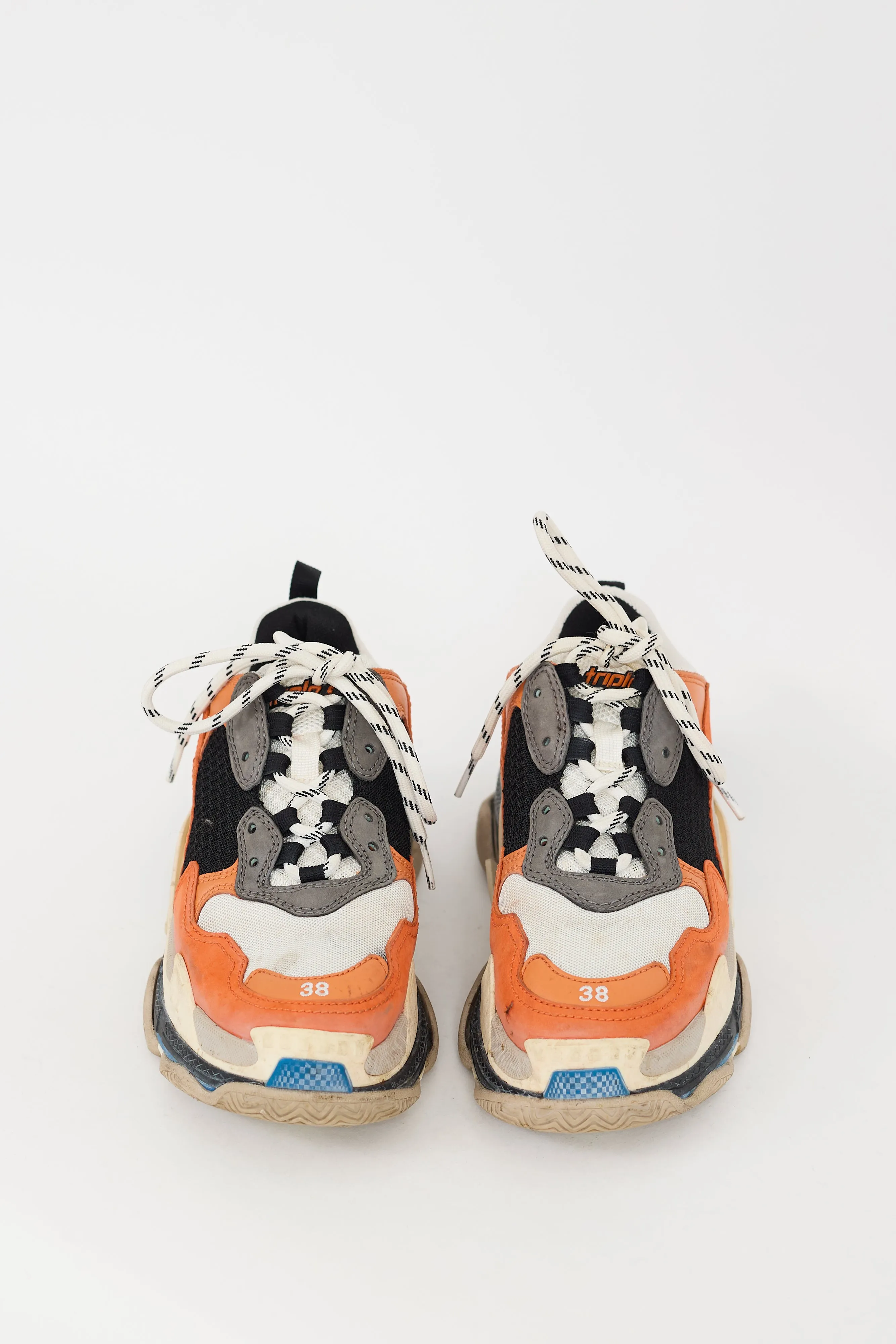 Orange & Multicolour Triple S Sneaker