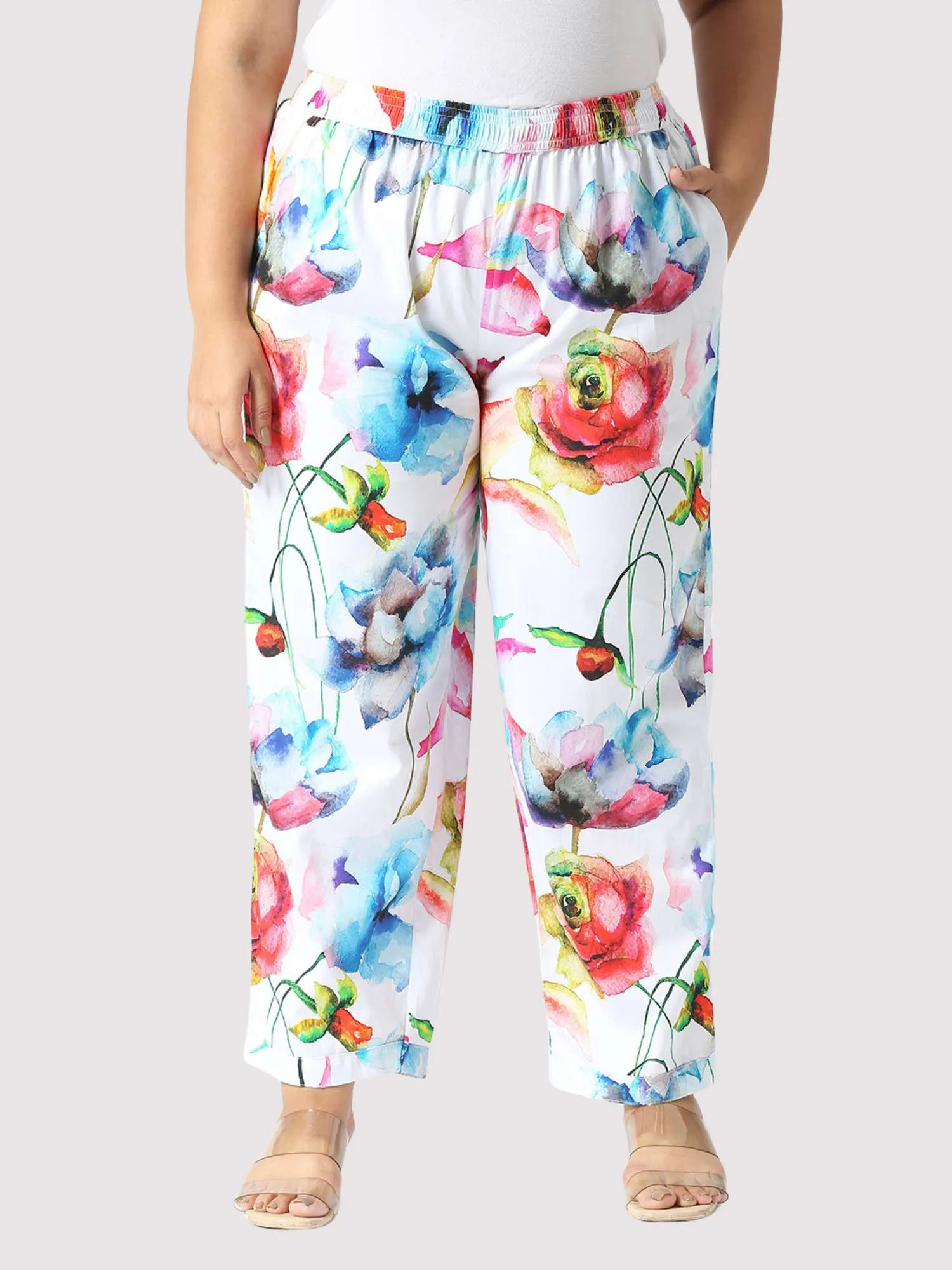 Pastel Petals Plus Size Women's Co-ord Set