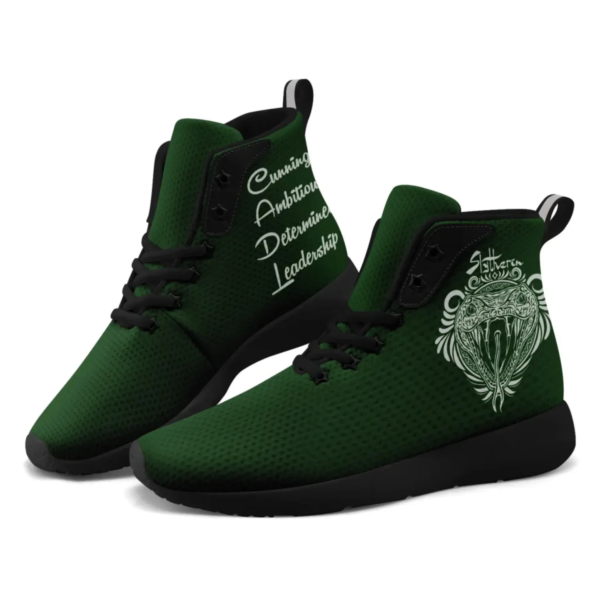 Personalized Yoga-Theme Sneakers, Custom Mindful High Top Shoes, Lightweight and Stylish Shoes