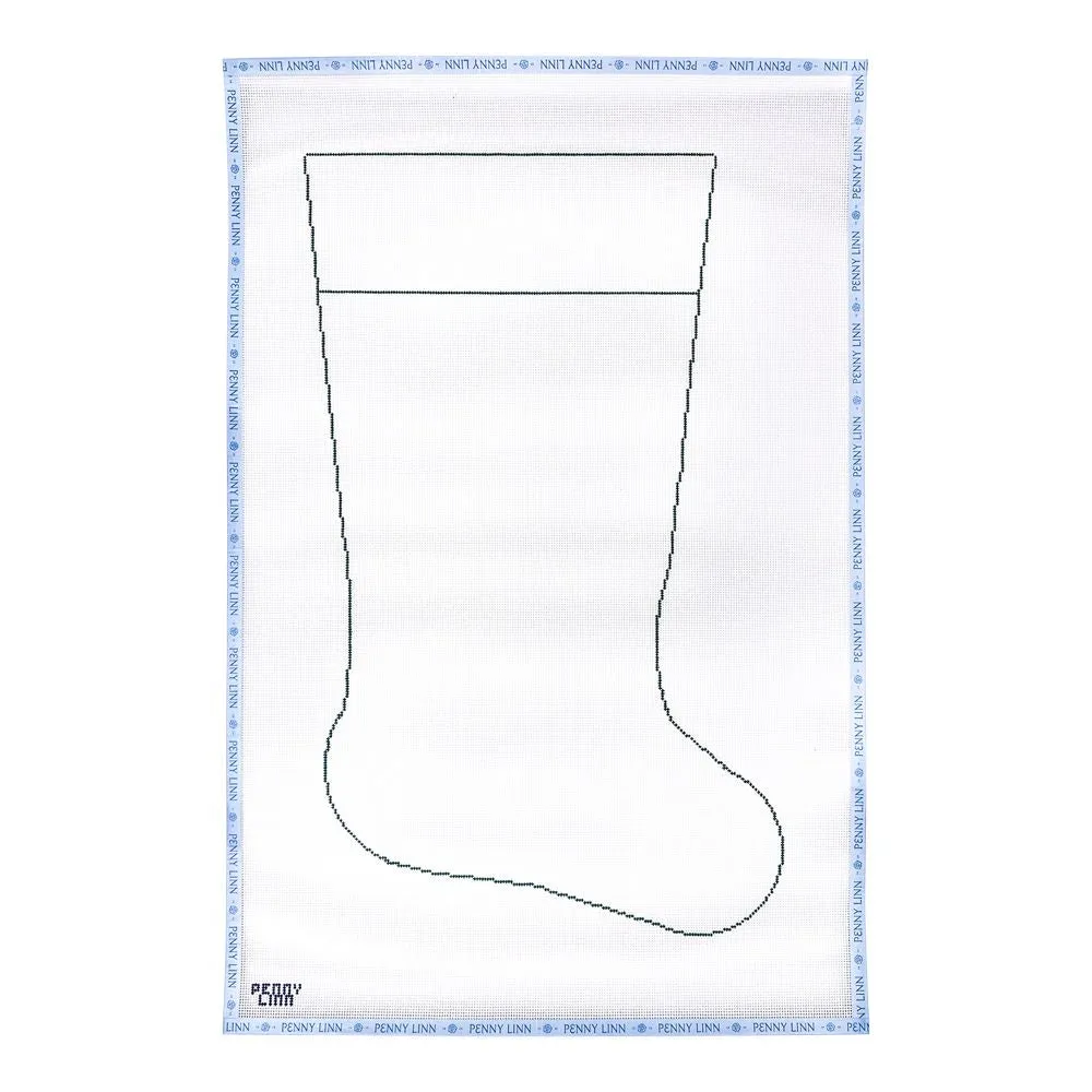 Pre-Cut Blank Stocking Canvas