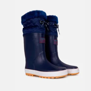 Puddleflex Fleece Lined Wellies Navy