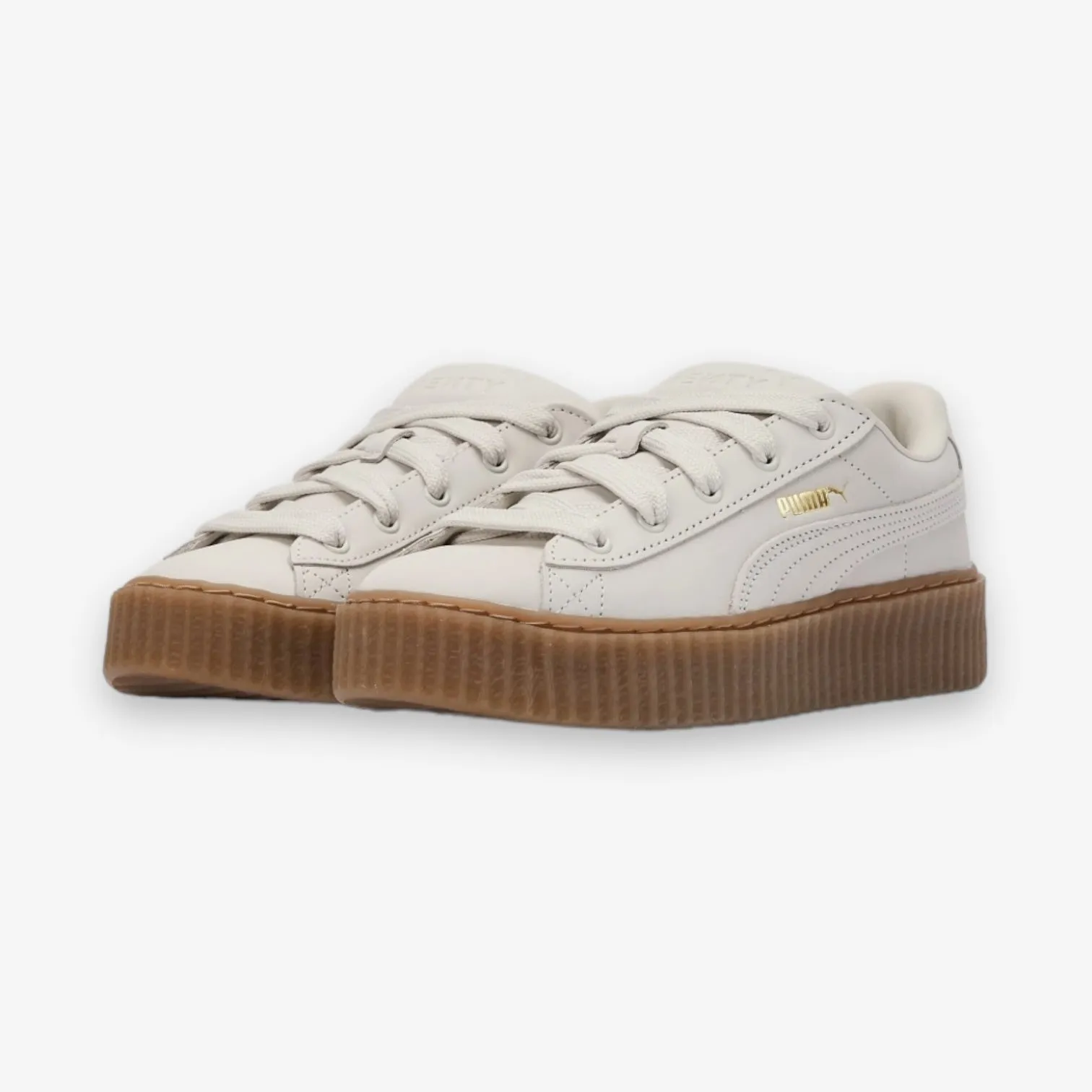 Puma Creeper Phatty Nubuck WMNS warm white puma gold 399865-03