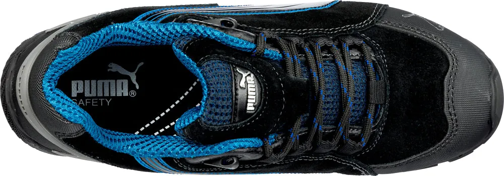 'Puma' Men's Rio Low ESD Safety Toe - Black / Blue