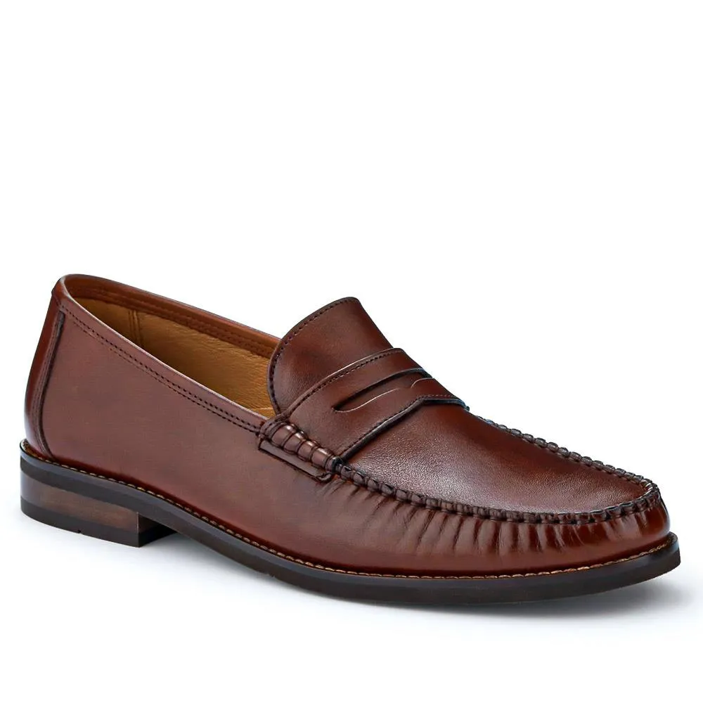 Quennell Leather Penny Loafers - QUENNELL / 326 786